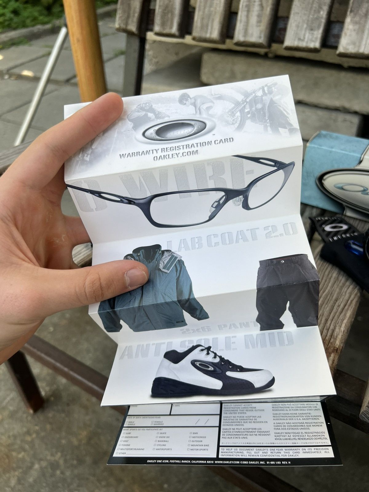 Oakley Oakley Pocket Polished Black w/ OO Blue software sunglasses Size ONE SIZE - 15 Thumbnail