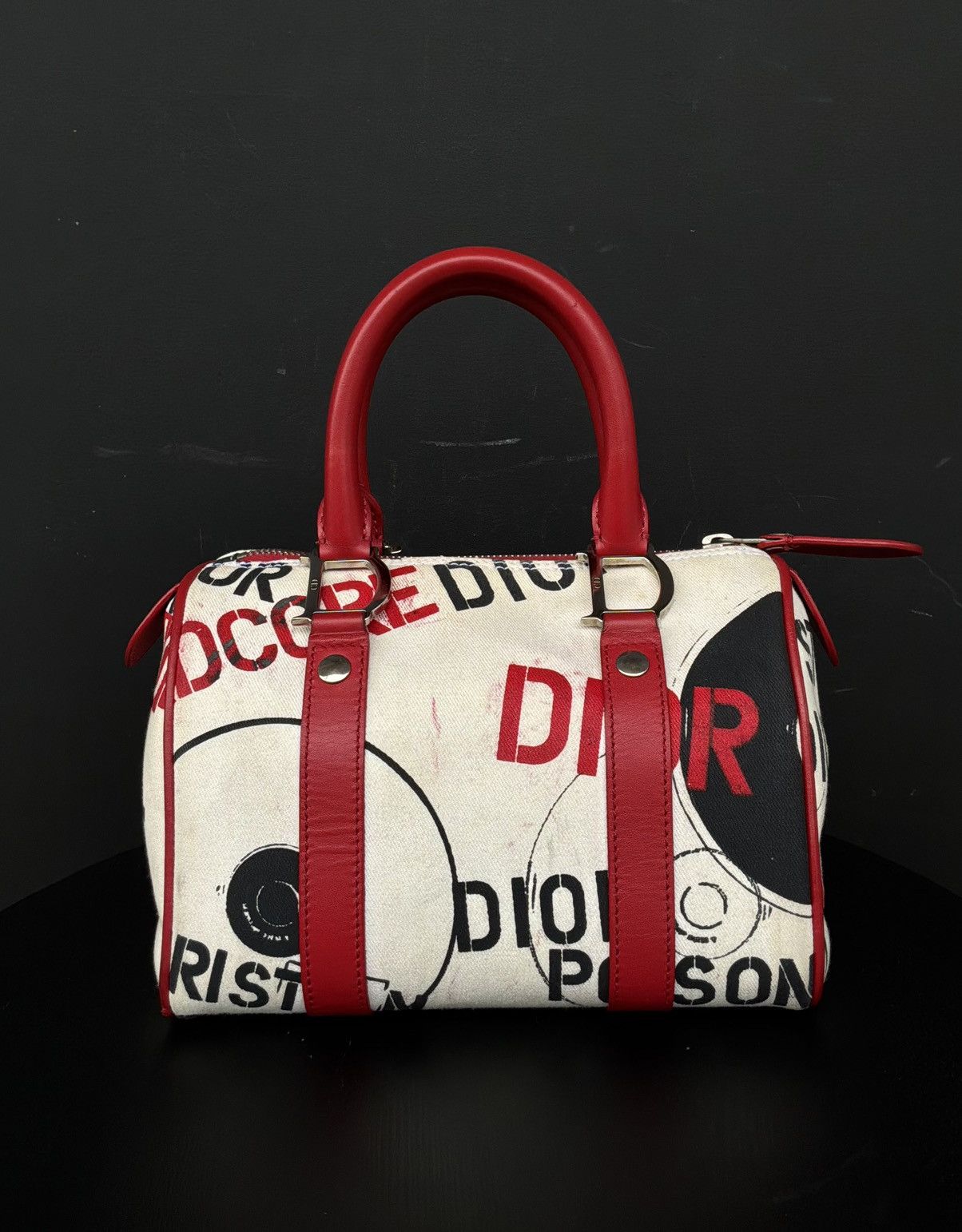 Dior Dior - Galliano Era - Hardcore Poison Pierced Boston Bag Size ONE SIZE - 2 Thumbnail