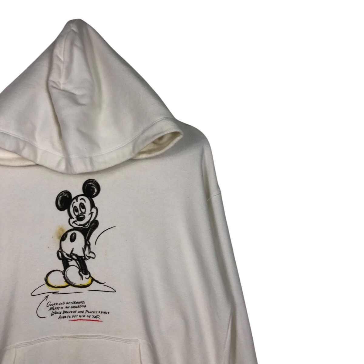 Japanese Brand × Uniqlo 📌Vintage Pull Over Hoodie Sweatshirt Mickey Mouse Big Logo Size US M / EU 48-50 / 2 - 7 Thumbnail