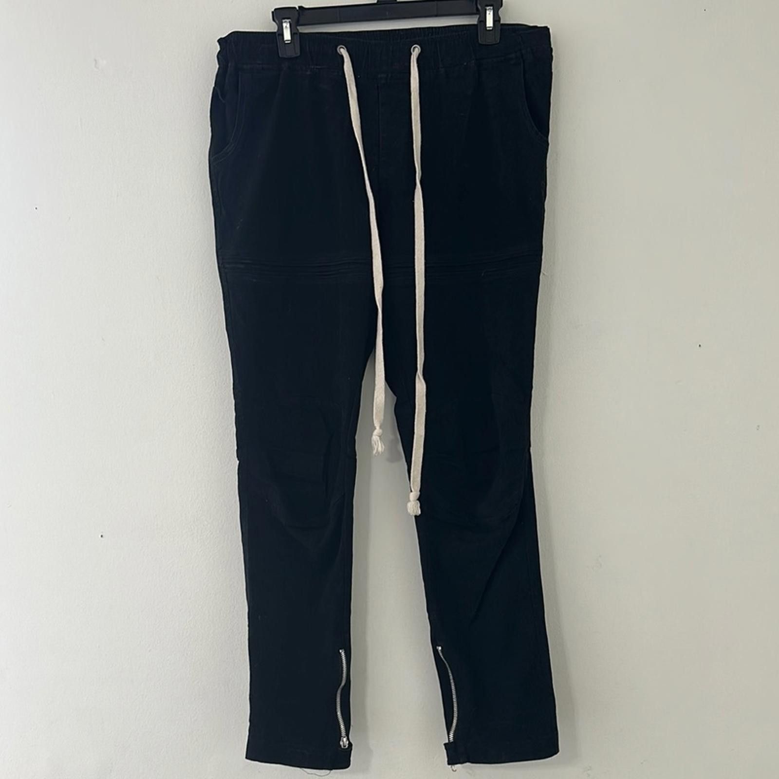 American Stitch American Stitch Black Joggers with Drawstring Size US 34 / EU 50 - 1 Thumbnail