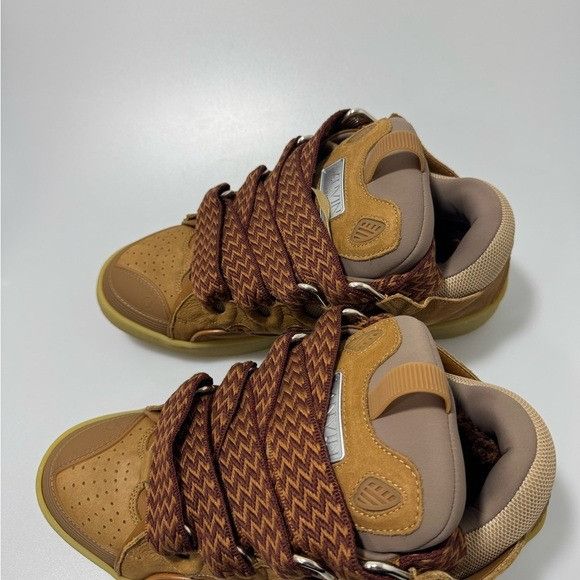 Lanvin Lanvin Curb Skate Sneakers Cumin Tan Men’s EU 44/US 11 Size US 11 / EU 44 - 4 Thumbnail