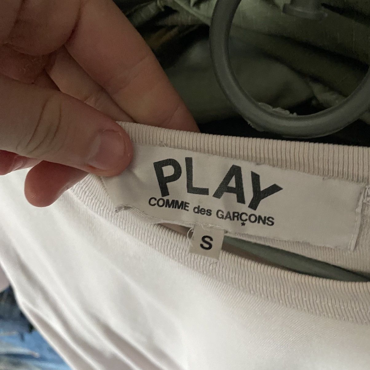 Comme des Garcons PLAY Luxury Play Comme Des Garcons Small logo y2k opium tee sizeS Size S / US 4 / IT 40 - 4 Thumbnail