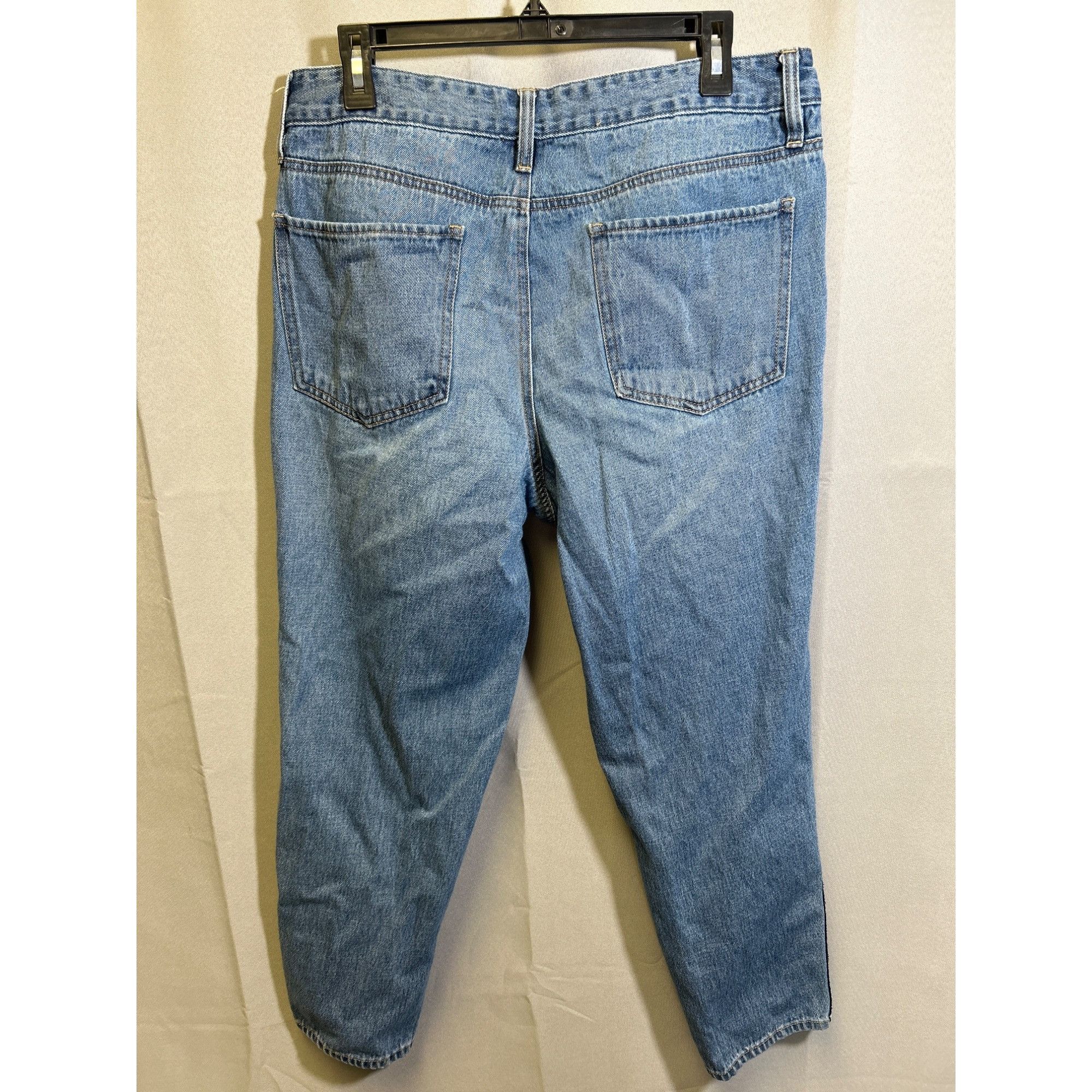 Empyre Empyre Eileen Womens Mom Jean Ripped Denim Size 13 SKU 7104 Size 31" - 2 Thumbnail