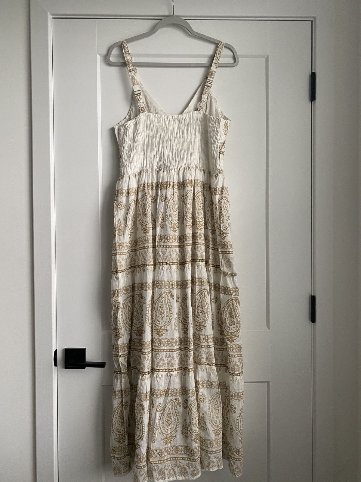 Other Me 2 Magic Women's White Gold Lace Sleeveless Maxi Dress XL Size XL / US 12-14 / IT 48-50 - 5 Thumbnail