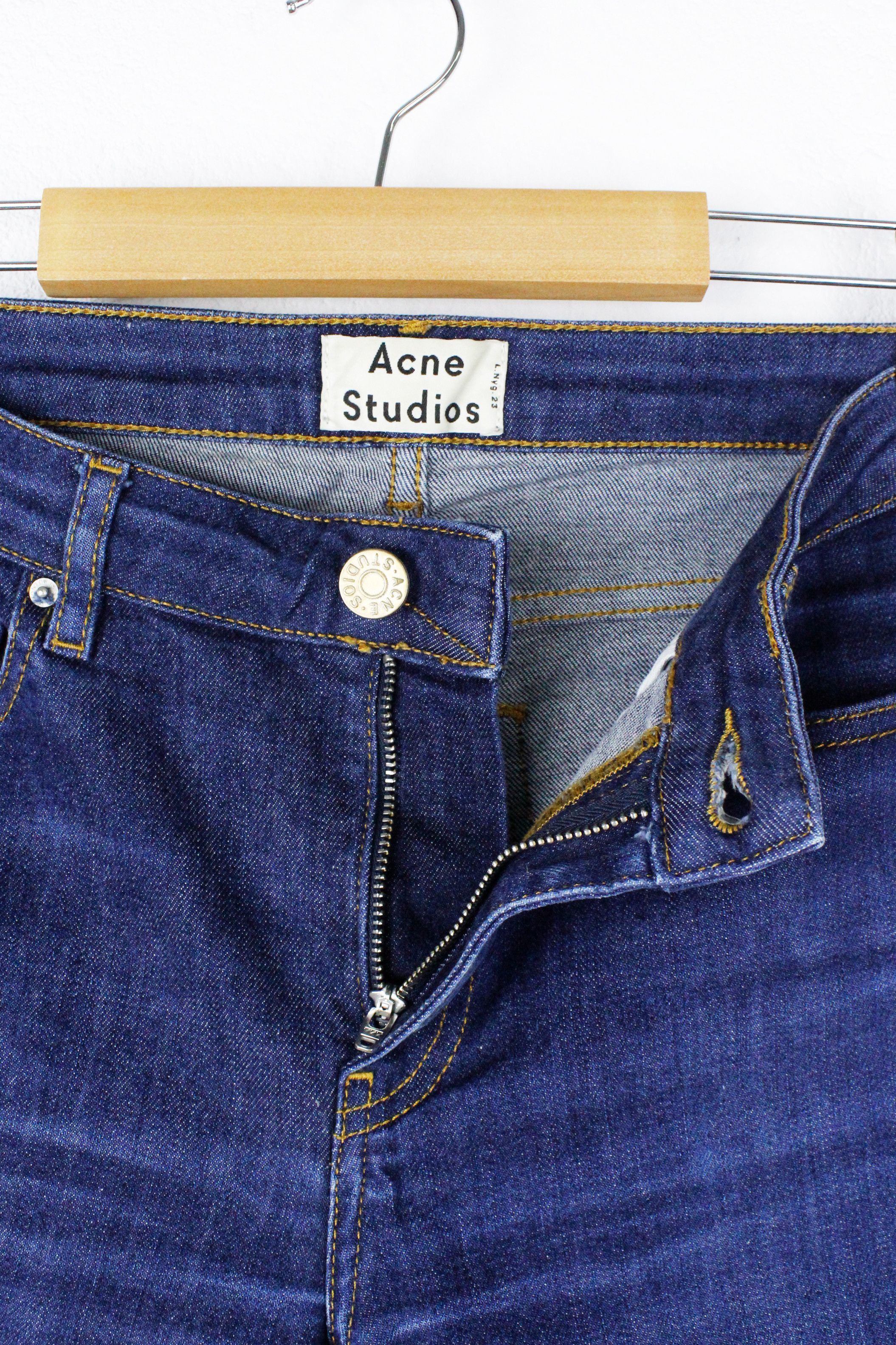 Acne Studios Acne Studios Skin 5 Raw Reform Denim Jeans Pants Size 29" - 4 Thumbnail