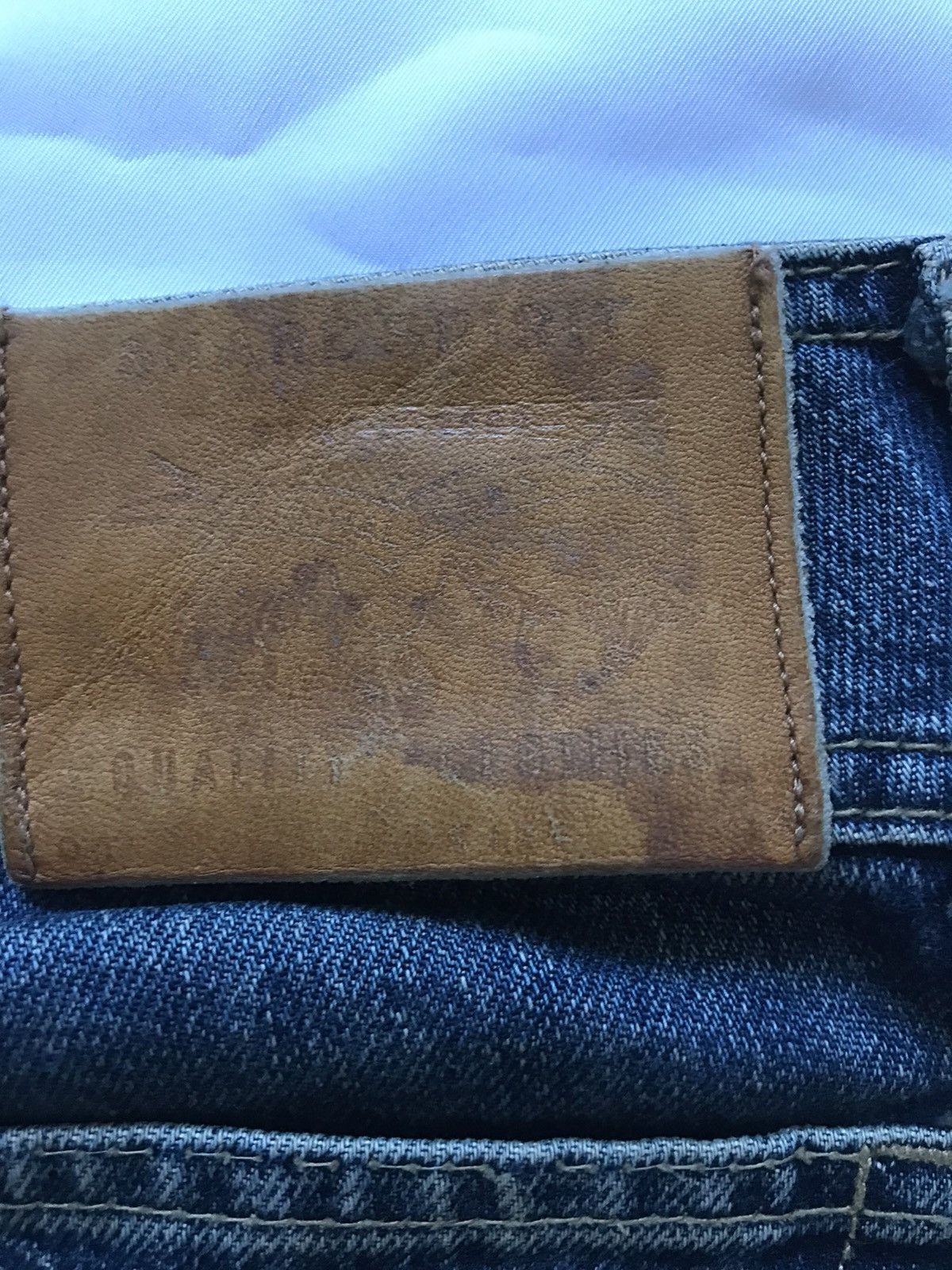 14th Addiction SHARE SPIRIT FLARE DISTRESSED JEANS Size 30" / US 8 / IT 44 - 7 Thumbnail