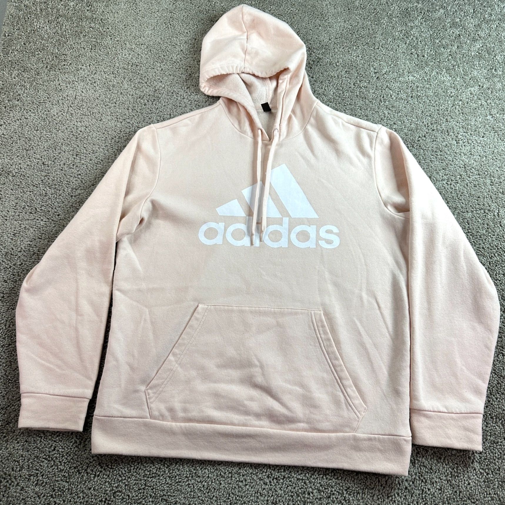 Adidas Adidas Golf CVC Fleece Hoodie Mens Large Pink White Pullover Sweatshirt Hoodie Pullover Men L Pink Adidas Golf Size US L / EU 52-54 / 3 - 2 Thumbnail