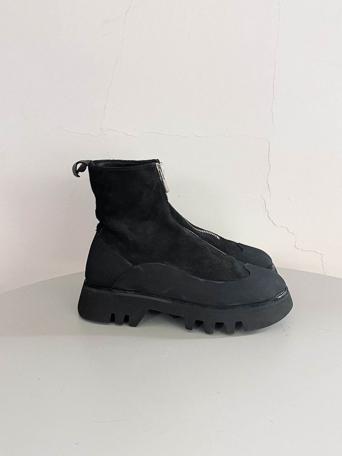 Guidi Guidi Front Zip Boots ZO06FZV Reverse Horse Leather Black Size US 7 / IT 37 - 3 Thumbnail