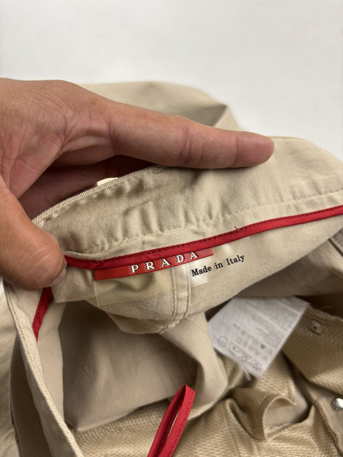 Prada Prada Sport Red Tab Chino Pants Size US 30 / EU 46 - 7 Thumbnail