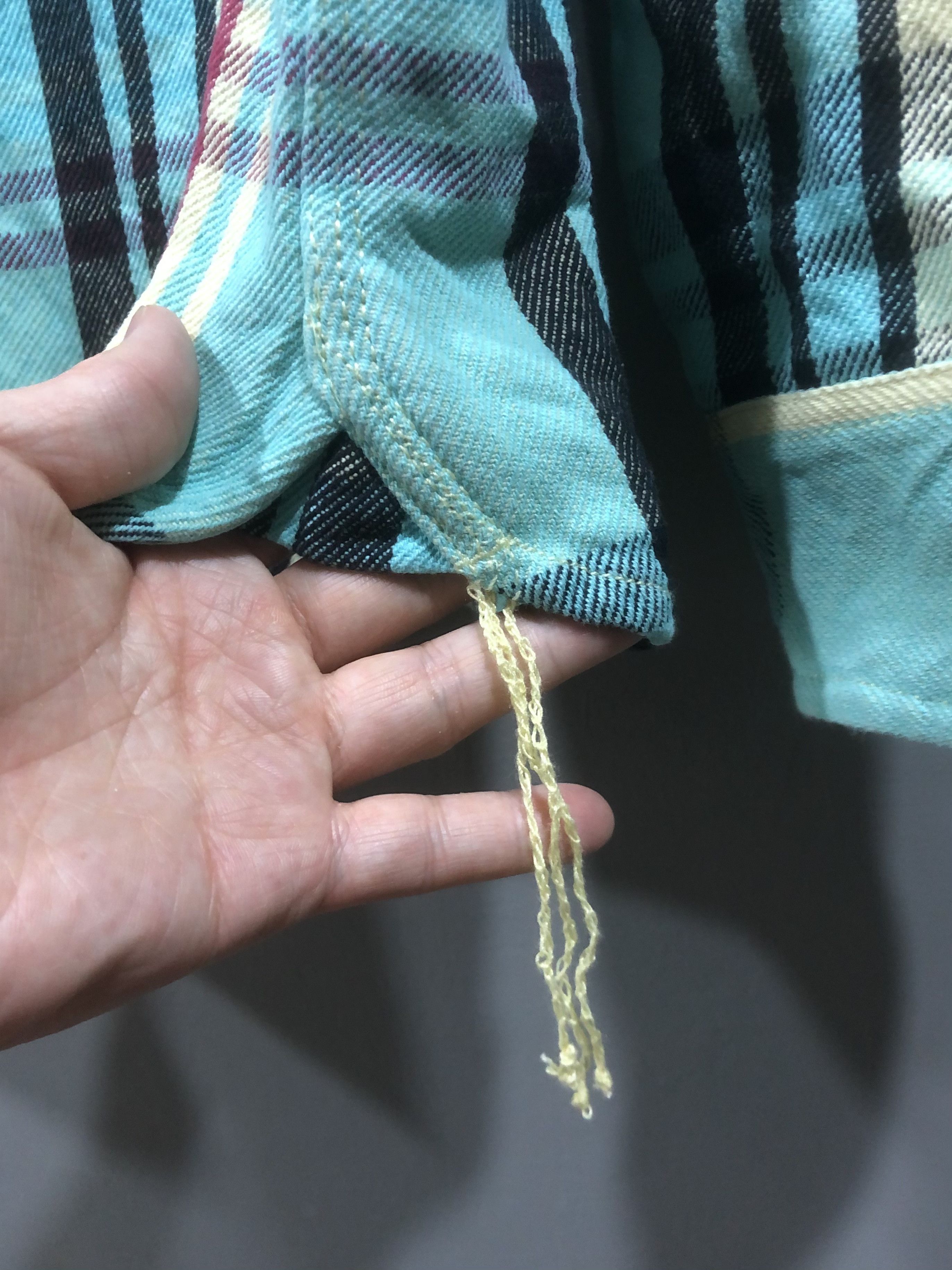 Japanese Brand Houston Union Made Heavy Cotton Flannel Shirt Size US L / EU 52-54 / 3 - 2 Thumbnail