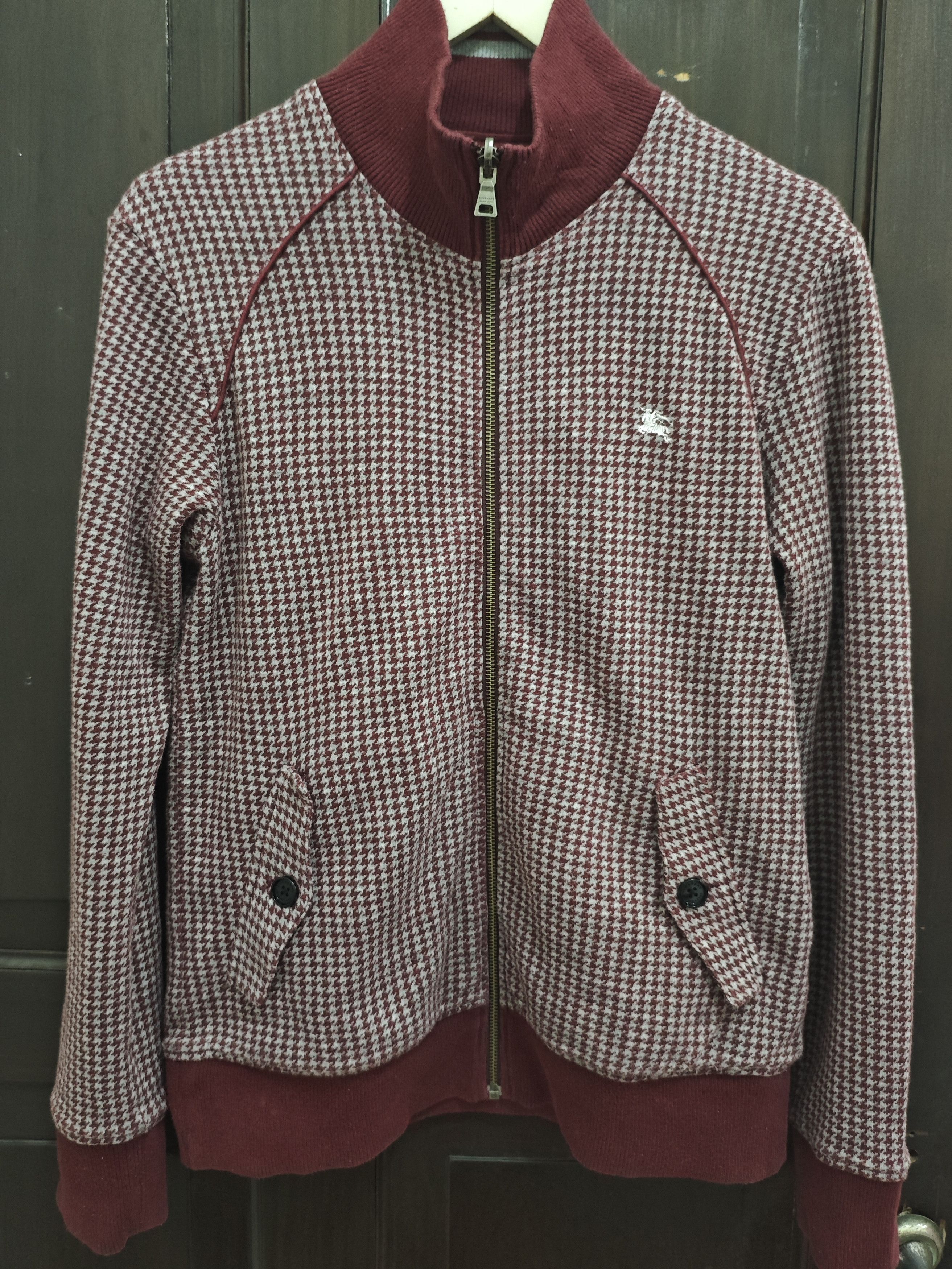 Burberry Burberry Black Label Reversible Red Sweater Pullover Jacket Size US M / EU 48-50 / 2 - 2 Thumbnail