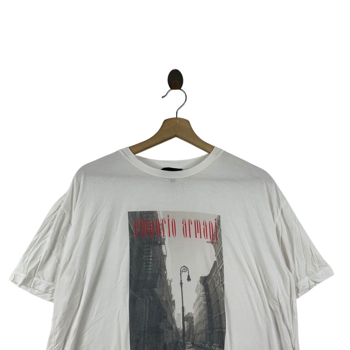 Emporio Armani EMPORIO ARMANI ICON Collection Magazine Tee Shirt Top Size US M / EU 48-50 / 2 - 2 Thumbnail