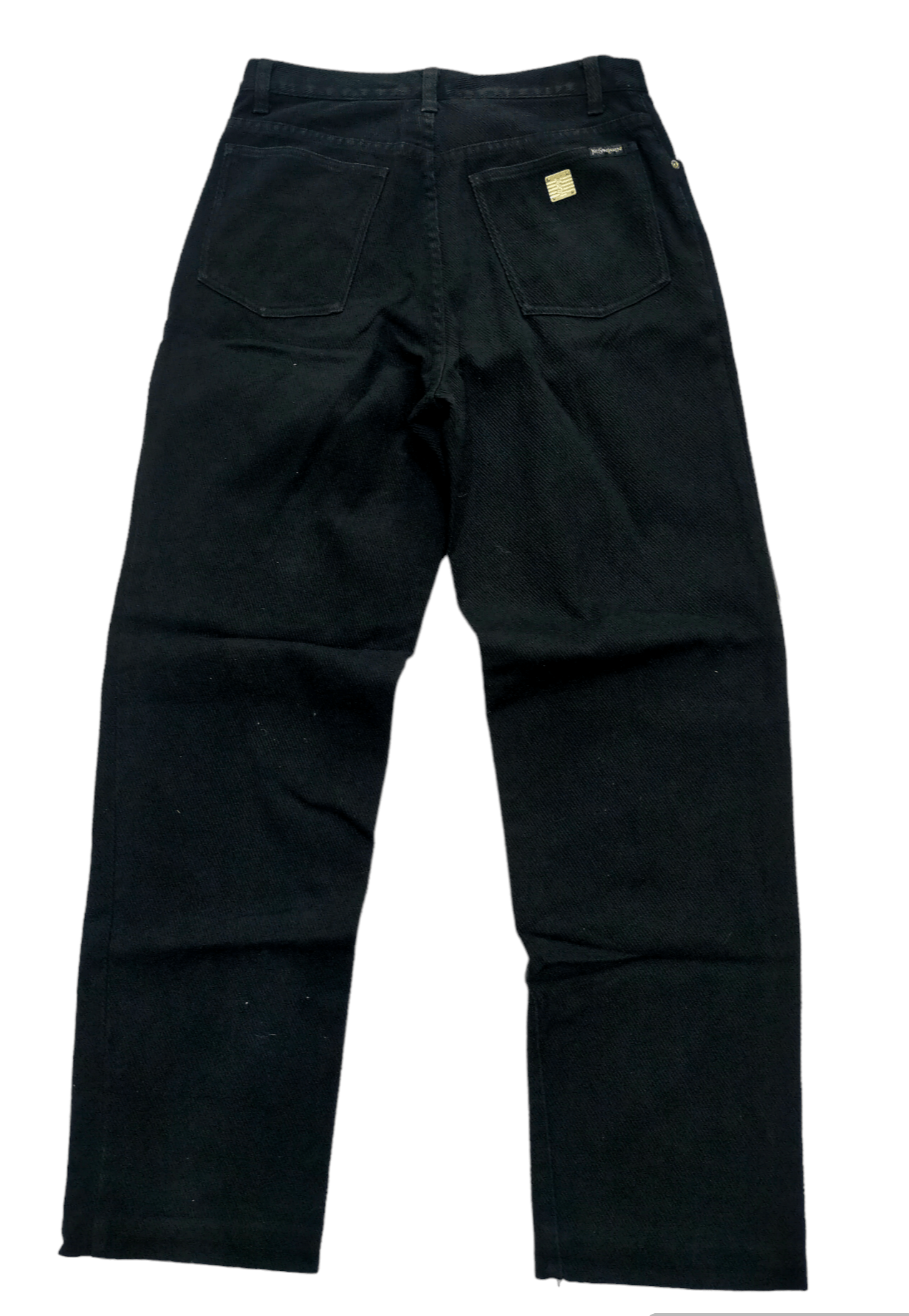 🚨YSL POUR HOMME PITCH BLACK DENIM PANTS
