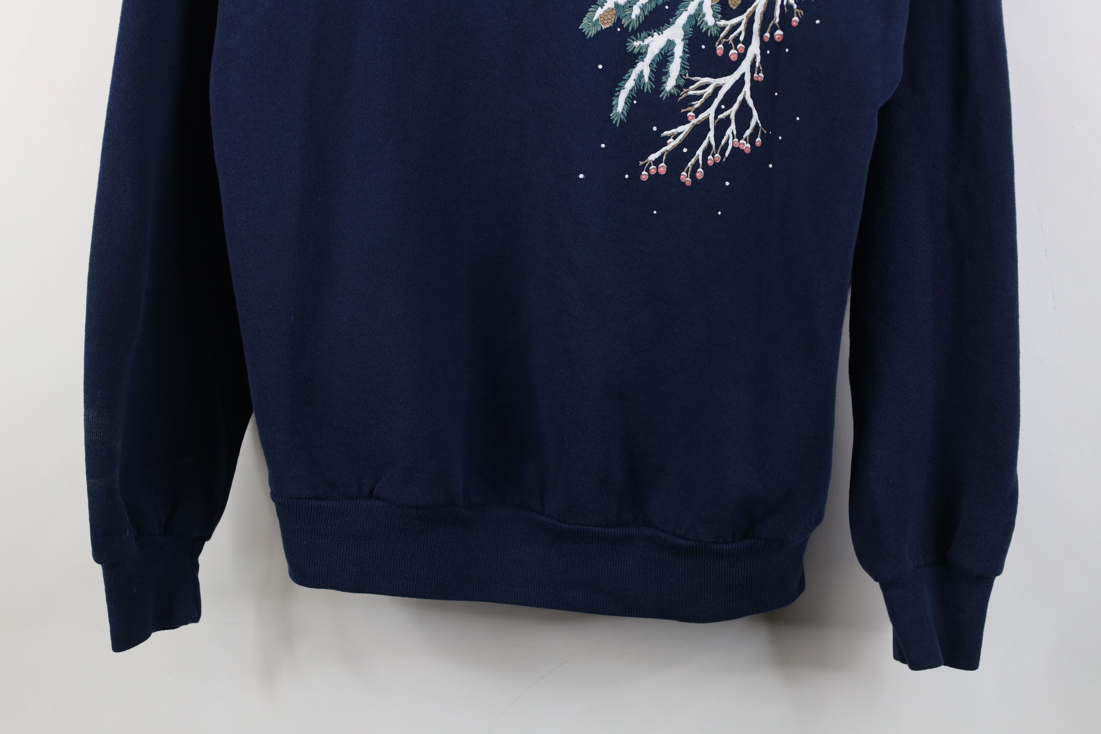 Vintage Vintage 90s Streetwear Christmas Collared Sweatshirt USA Size M / US 6-8 / IT 42-44 - 3 Thumbnail