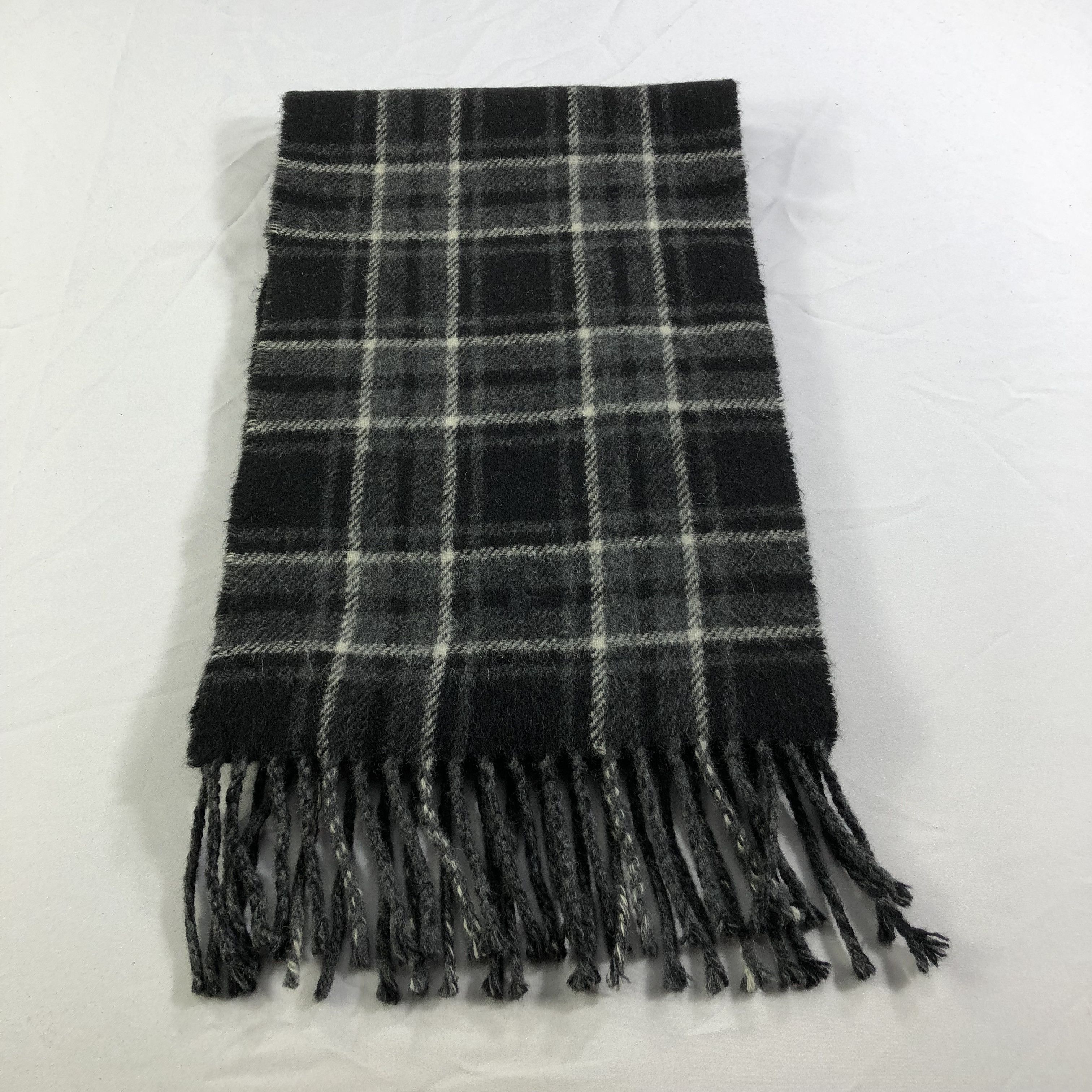 Polo Ralph Lauren Polo Ralph Lauren Tartan Wool Scarf Muffler V1373 Size ONE SIZE - 2 Thumbnail