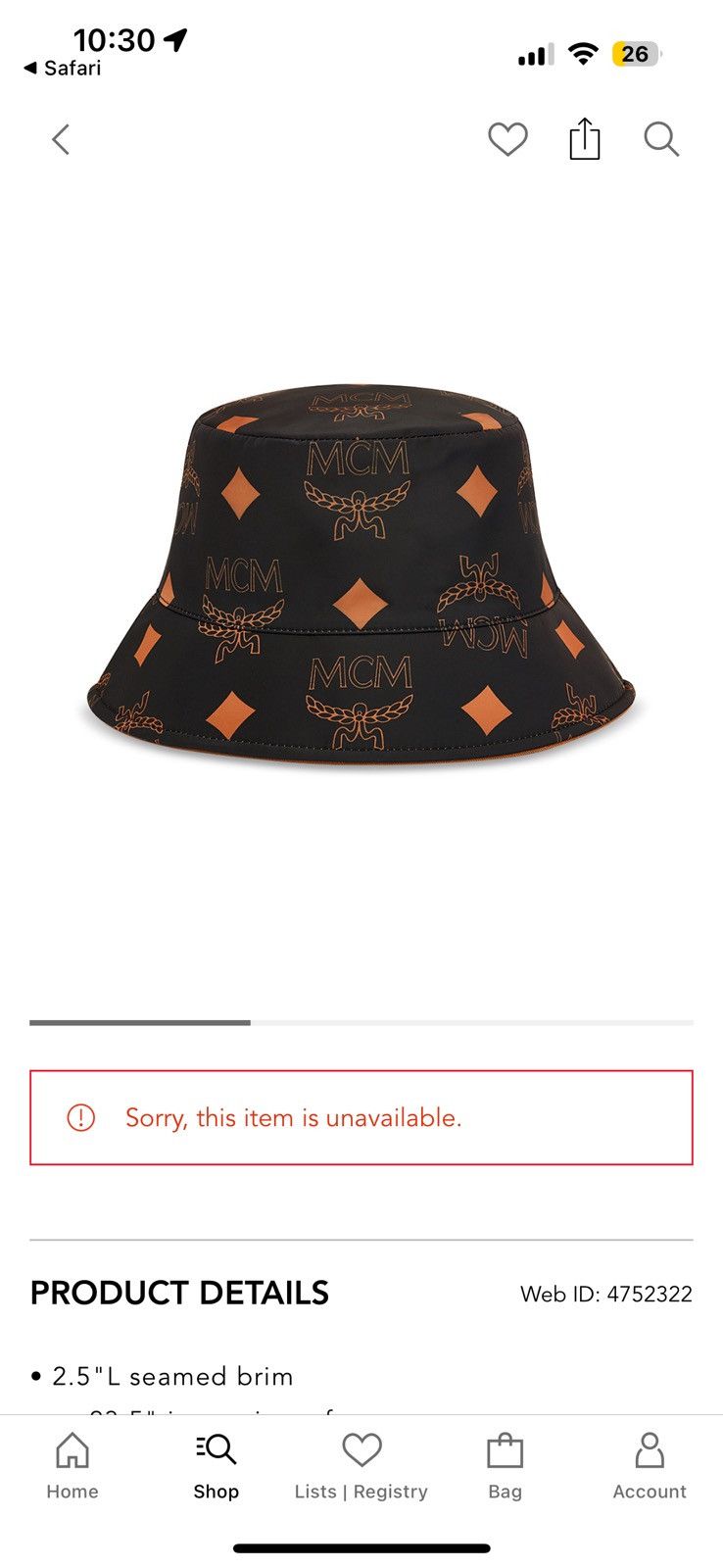 MCM MCM Reversible Monogram Bucket Hat In Recycled Polyester Size ONE SIZE - 3 Thumbnail