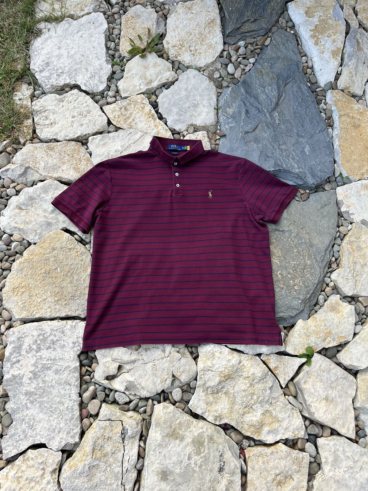 Polo Ralph Lauren × Ralph Lauren Polo Ralph Lauren pima tee striped t-shirt multicolor pony Size US XL / EU 56 / 4 - 1 Thumbnail