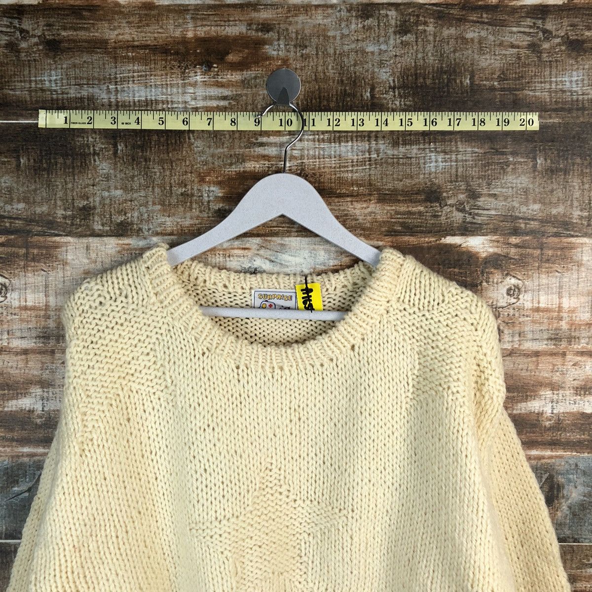 Homespun Knitwear × Japanese Brand Suprite vintage White Knitwear #A1636 Size US M / EU 48-50 / 2 - 4 Thumbnail