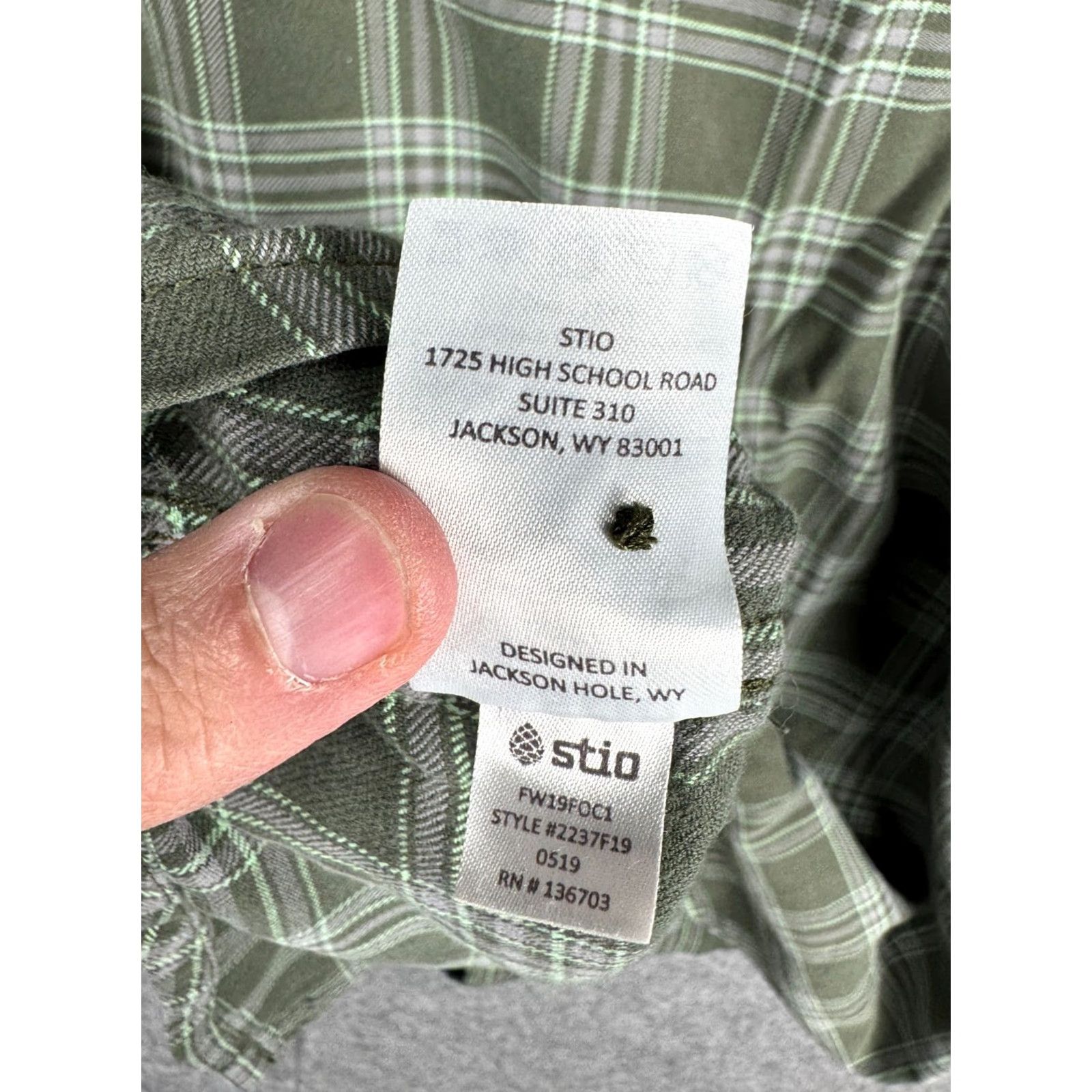 Vintage Stio Miter Flannel Shirt Men XL Green Button Up Pockets Long Sleeve Plaid Casual Workwear Outdoorwear Size US XL / EU 56 / 4 - 7 Thumbnail
