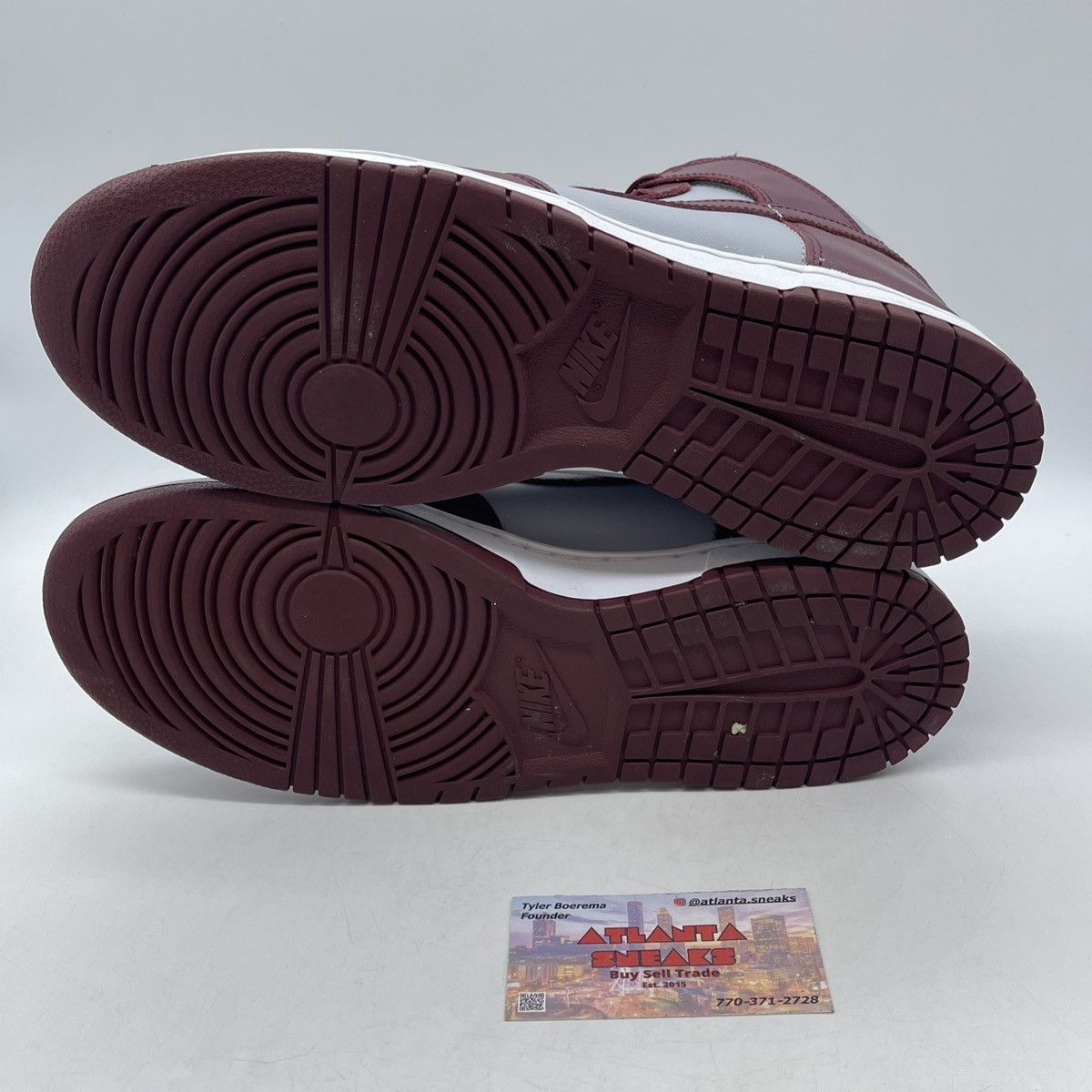 Nike Dunk high dark beetroot Size US 10.5 / EU 43-44 - 7 Thumbnail