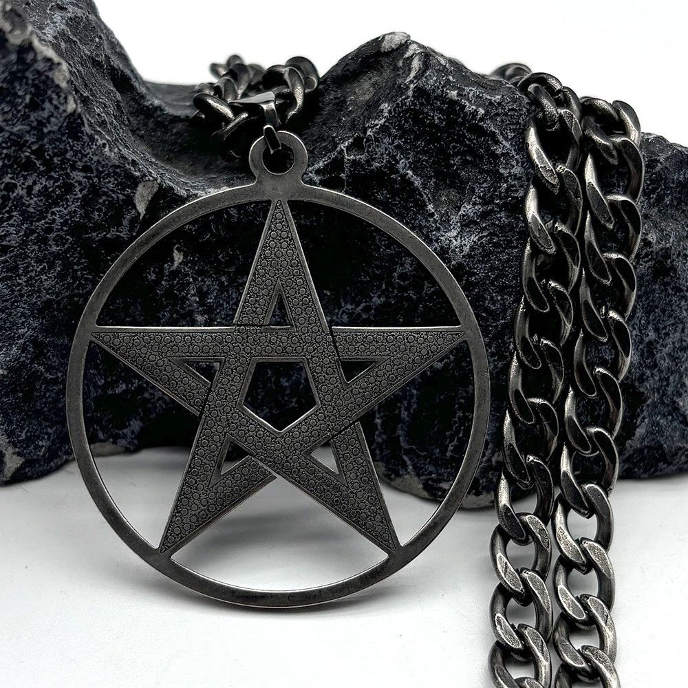 Jewelry Black Star Pendant Necklace Size ONE SIZE - 3 Thumbnail
