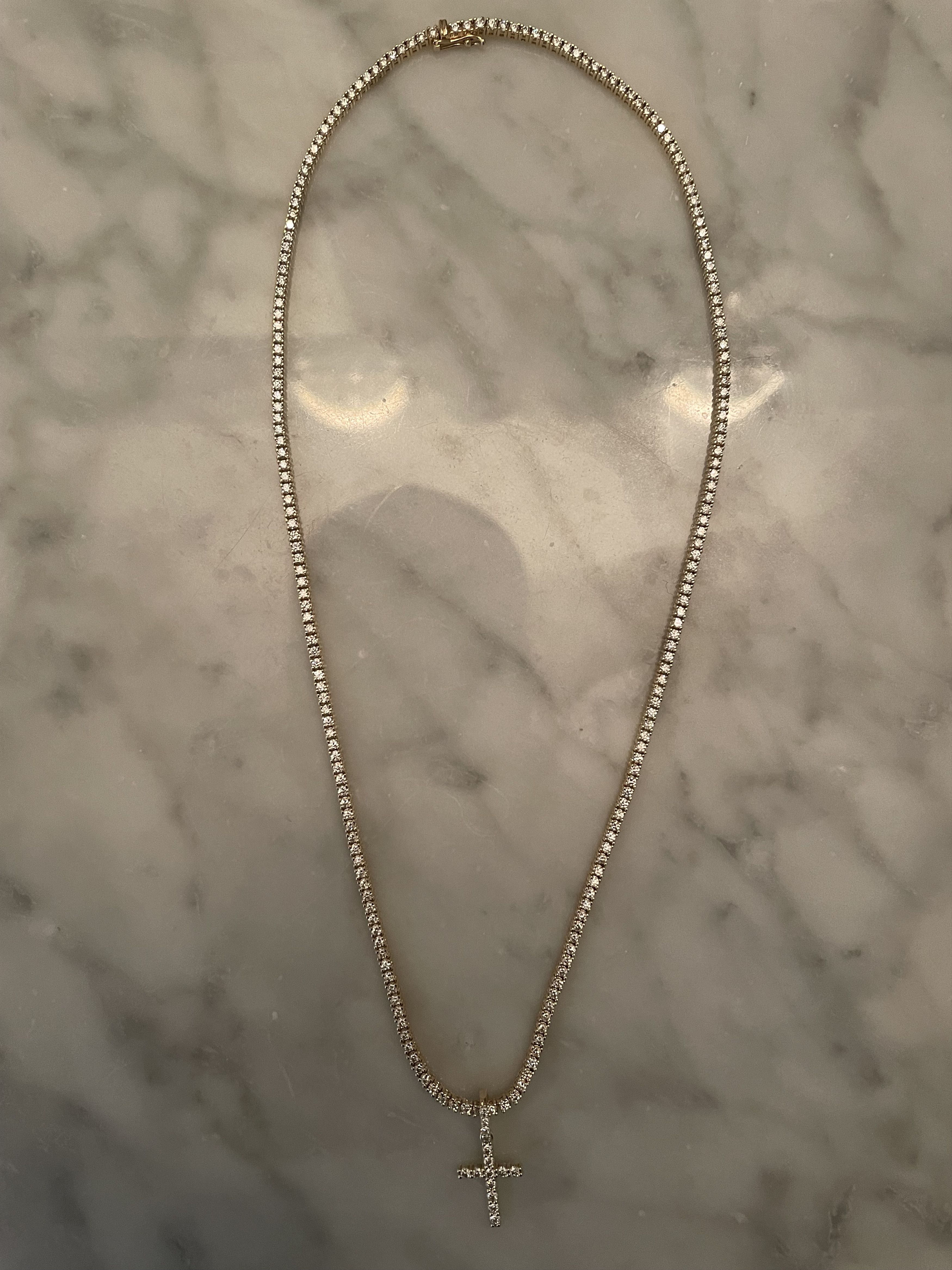 Other 18k Yellow Gold Tennis Chain Size ONE SIZE - 6 Thumbnail