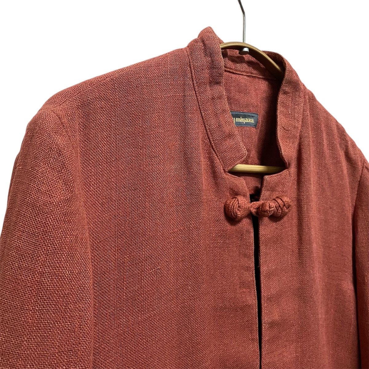 Issey Miyake Vintage 80's ISSEY MIYAKE Cheongsam Jacket Design Japanese Size L / US 10 / IT 46 - 2 Thumbnail