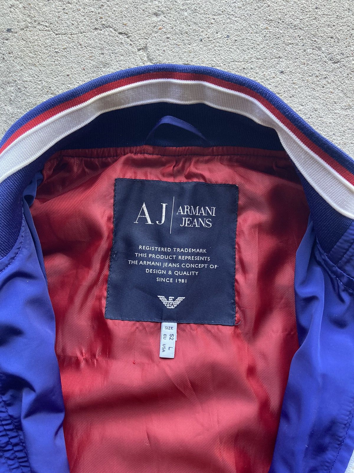 Giorgio Armani Armani Jeans Vintage Jacket Size US L / EU 52-54 / 3 - 4 Thumbnail