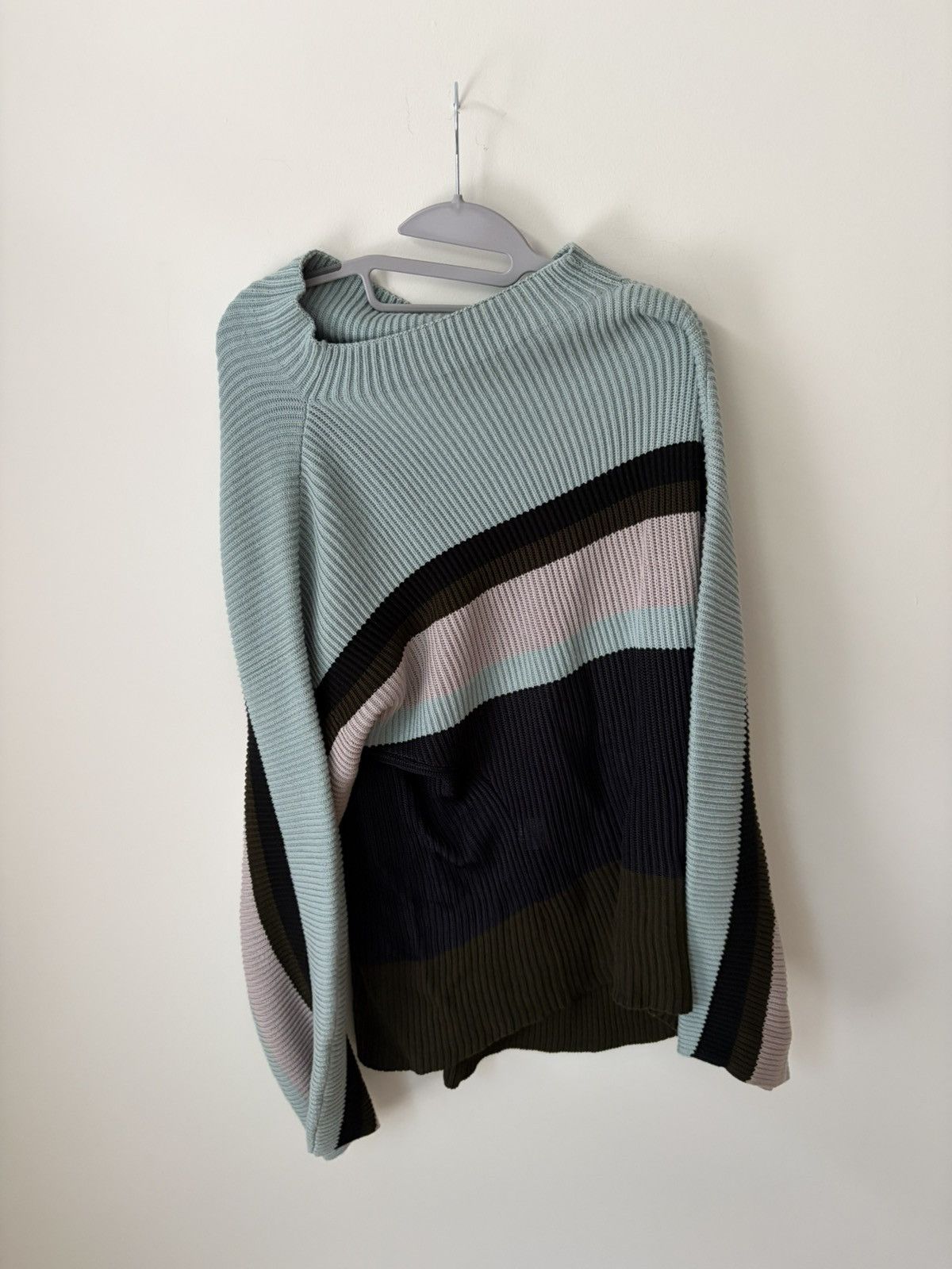Kiko Kostadinov Kiko Kostadinov Men's Essick Stripe Long Sleeve Sweater Size US M / EU 48-50 / 2 - 3 Thumbnail