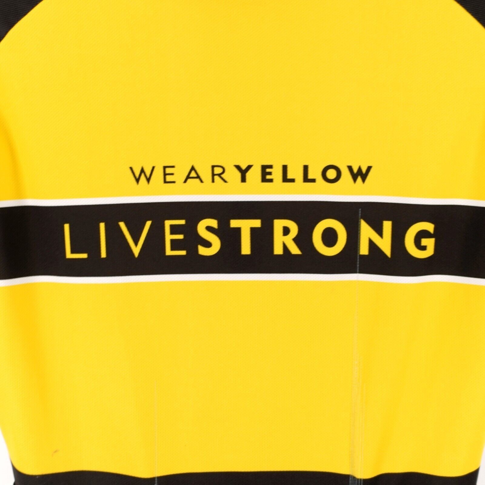 Vintage Nike Livestrong Black Yellow Polyester Mock Neck Cycling Jer Size US L / EU 52-54 / 3 - 9 Thumbnail