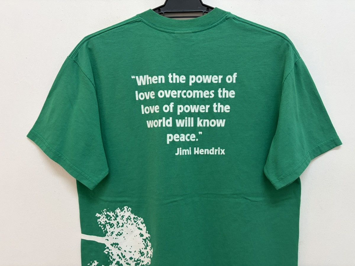 Band Tees EARTH FEST 2007 WITH JIMI HENDRIX LOVE PEACE QUOTE GILDAN Size US M / EU 48-50 / 2 - 9 Thumbnail