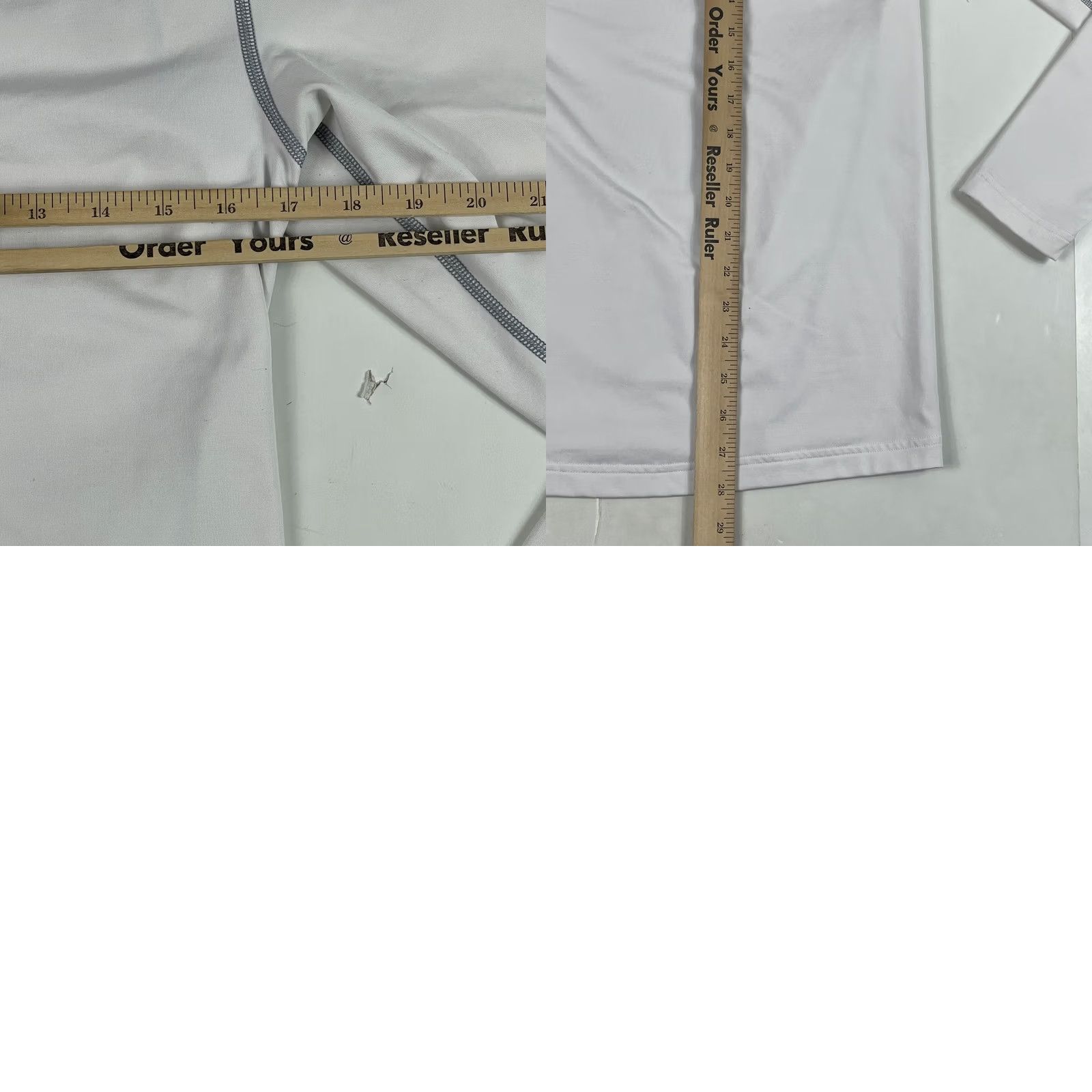 Under Armour Under armour Shirt Mens S White Small ColdGear Compression Mock Baselayer Workout Size US S / EU 44-46 / 1 - 9 Thumbnail