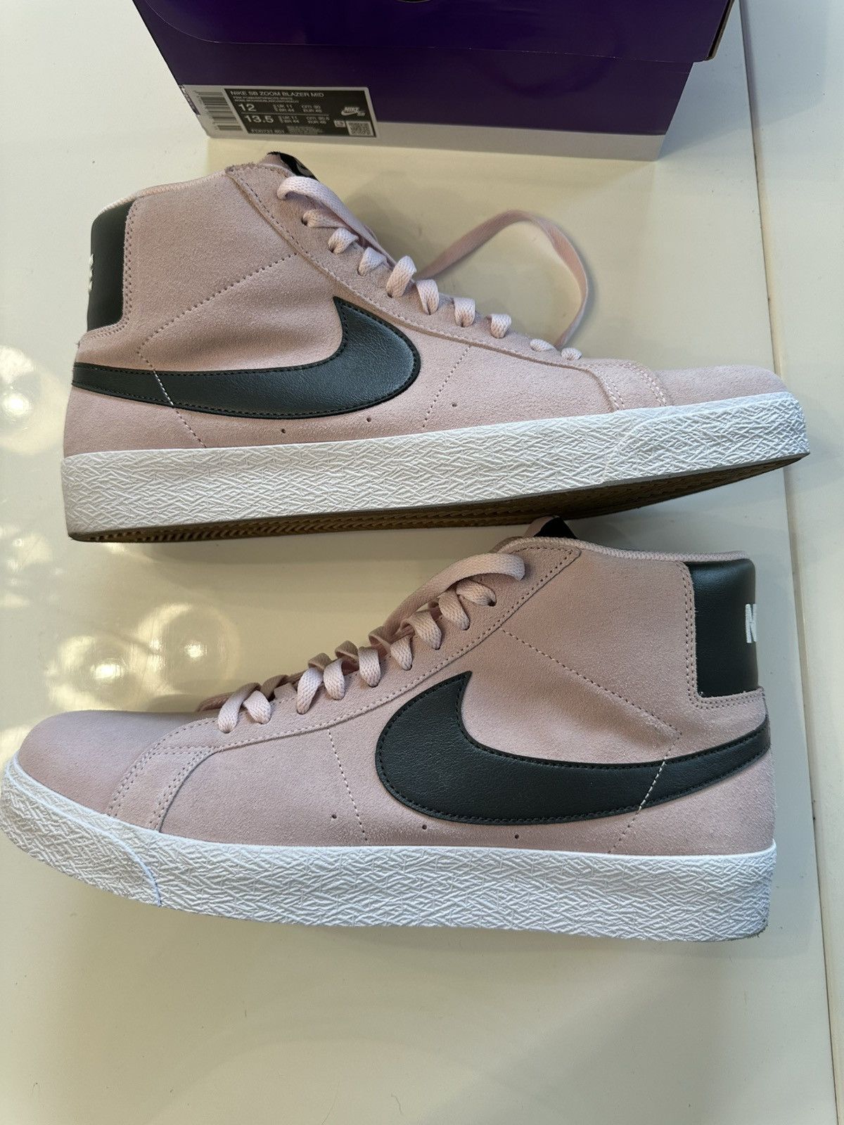 Nike Nike SB Zoom Blazer Mid Pink Size US 12 / EU 45 - 2 Thumbnail
