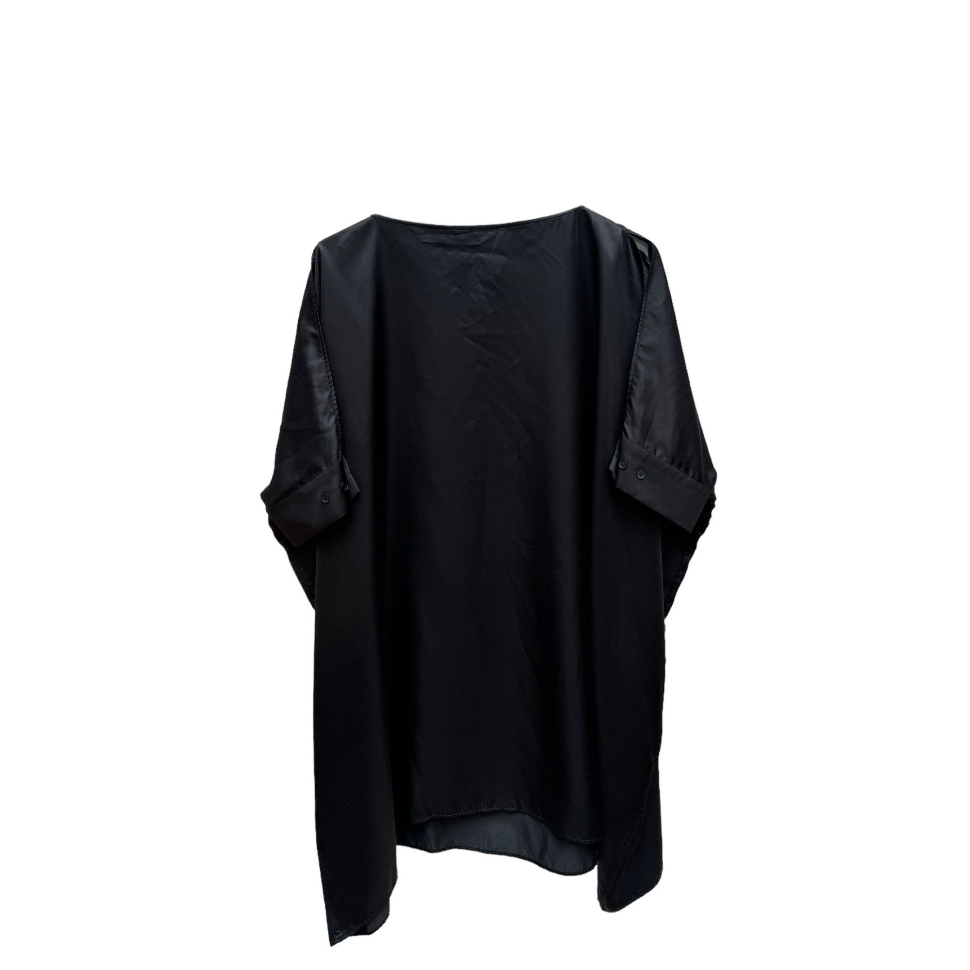 image of Maison Margiela Fw 2014 Black Square Cupro Shirt, Women's