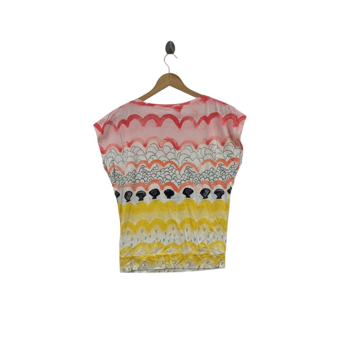 Tsumori Chisato Vintage TSUMORI CHISATO Issey Miyake Designer AOP Tee Shirt Size XS / US 0-2 / IT 36-38 - 5 Thumbnail