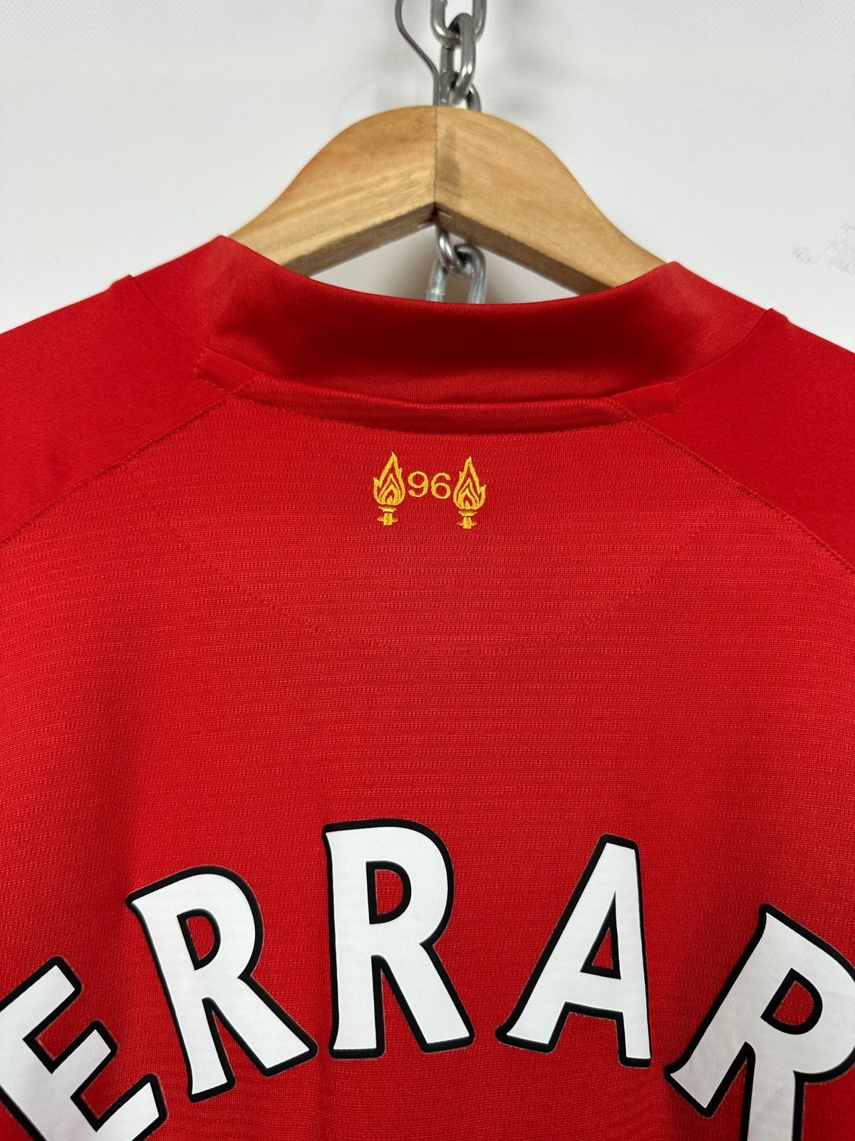 Vintage 2013/14 Warrior Liverpool Premier League Gerrard #8 Jersey Size US L / EU 52-54 / 3 - 16 Thumbnail