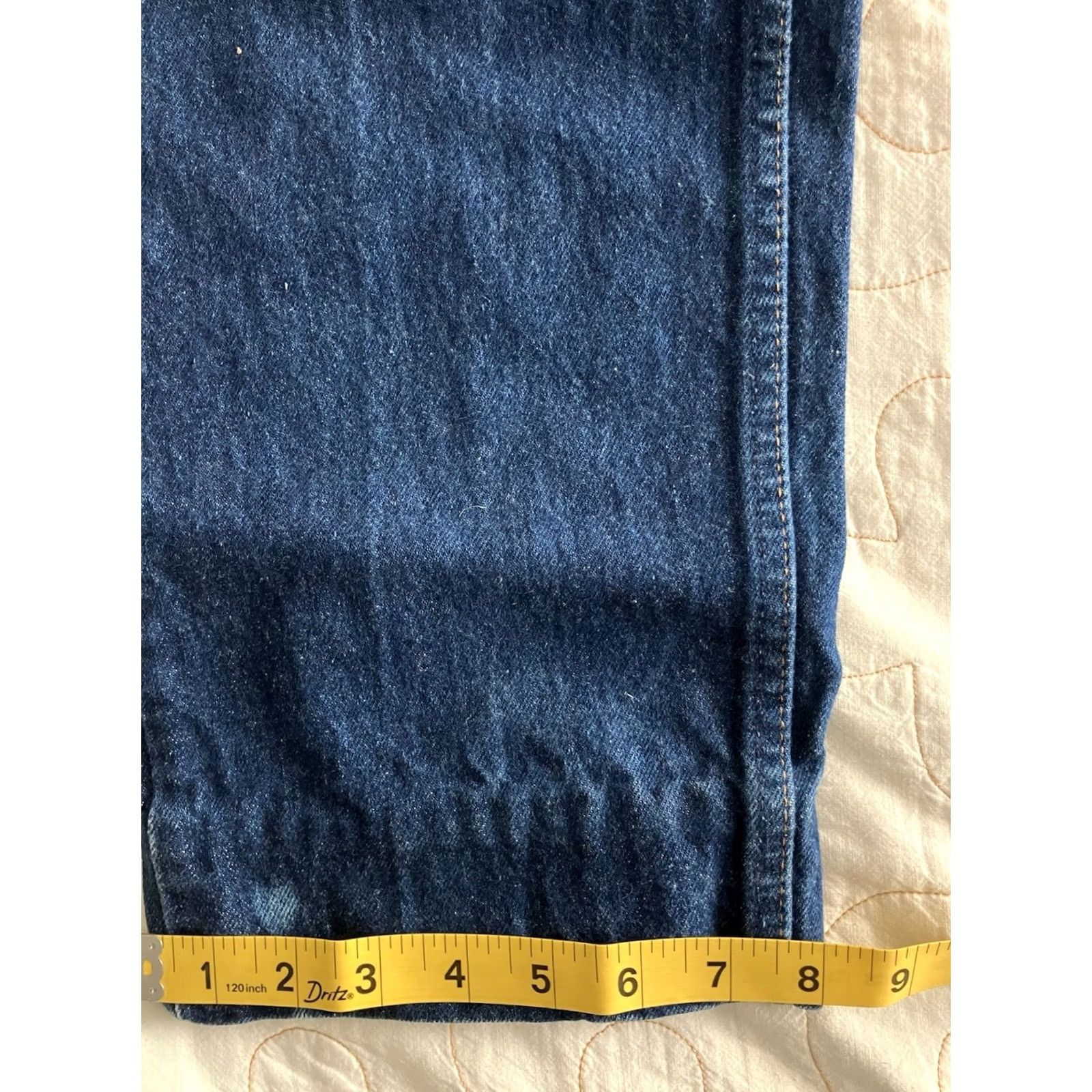 Levi's Levi's 505 Jeans Regular Fit Denim 36x28 Blue Orange Tab 80s 90s Mens Straight Citations: USA Size US 36 / EU 52 - 6 Thumbnail