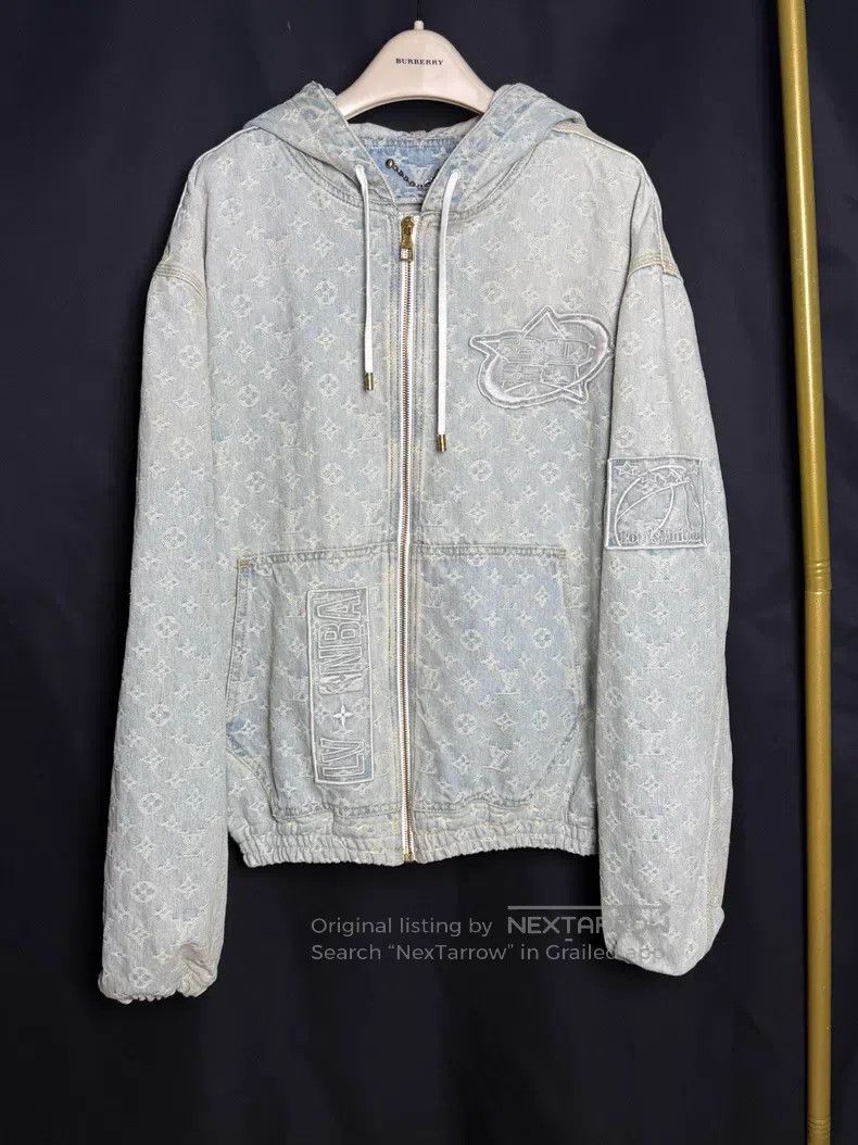 Louis Vuitton Louis Vuitton NBA Co-Branded Denim Jacket Size US M / EU 48-50 / 2 - 1 Thumbnail