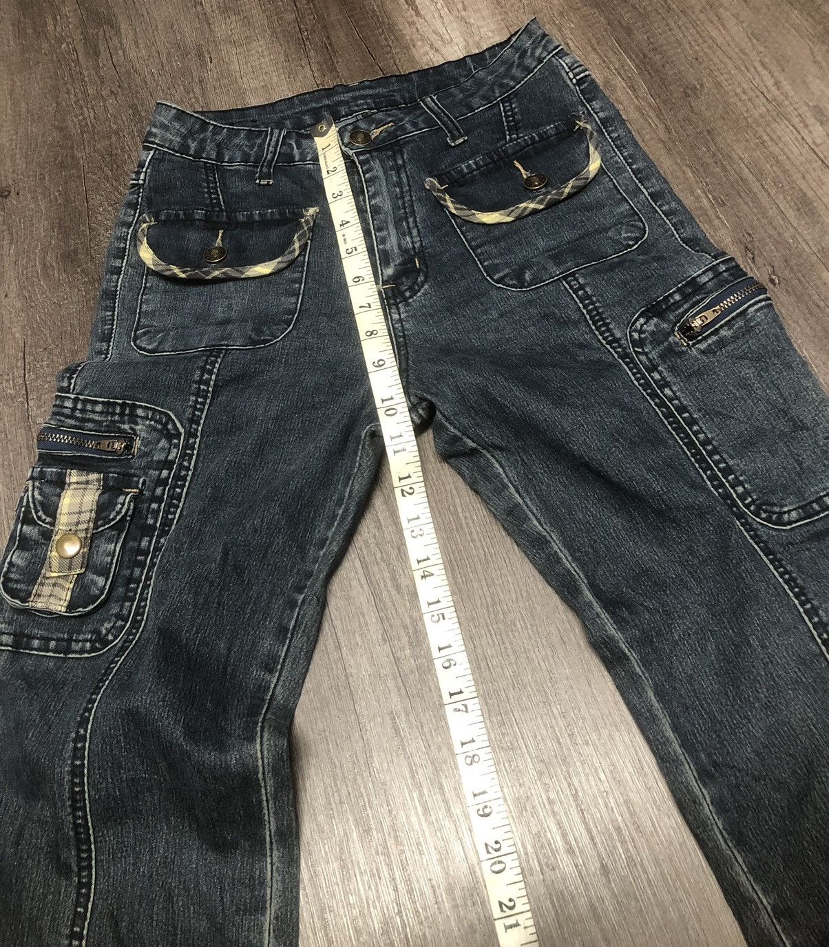 Designer × Japanese Brand Vintage Sun Rose Bush Pant Stretchable Jeans Size 27" / US 4 / IT 40 - 20 Thumbnail