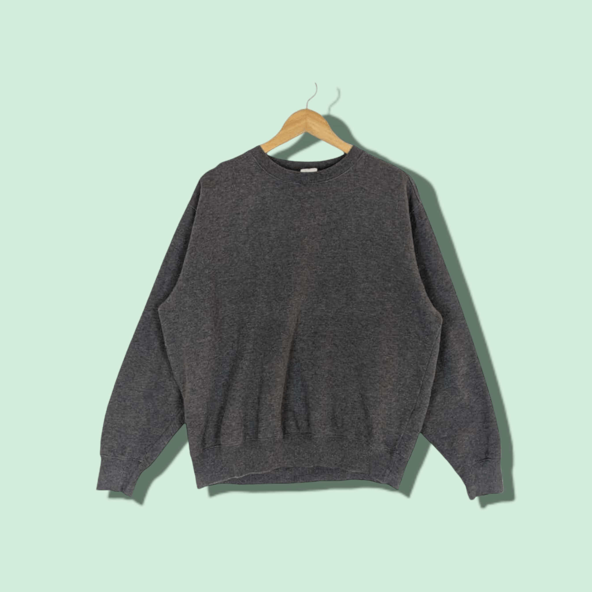Hanes Vintage HANES Plain Jumper Sweatshirt Size US XL / EU 56 / 4 - 1 Thumbnail