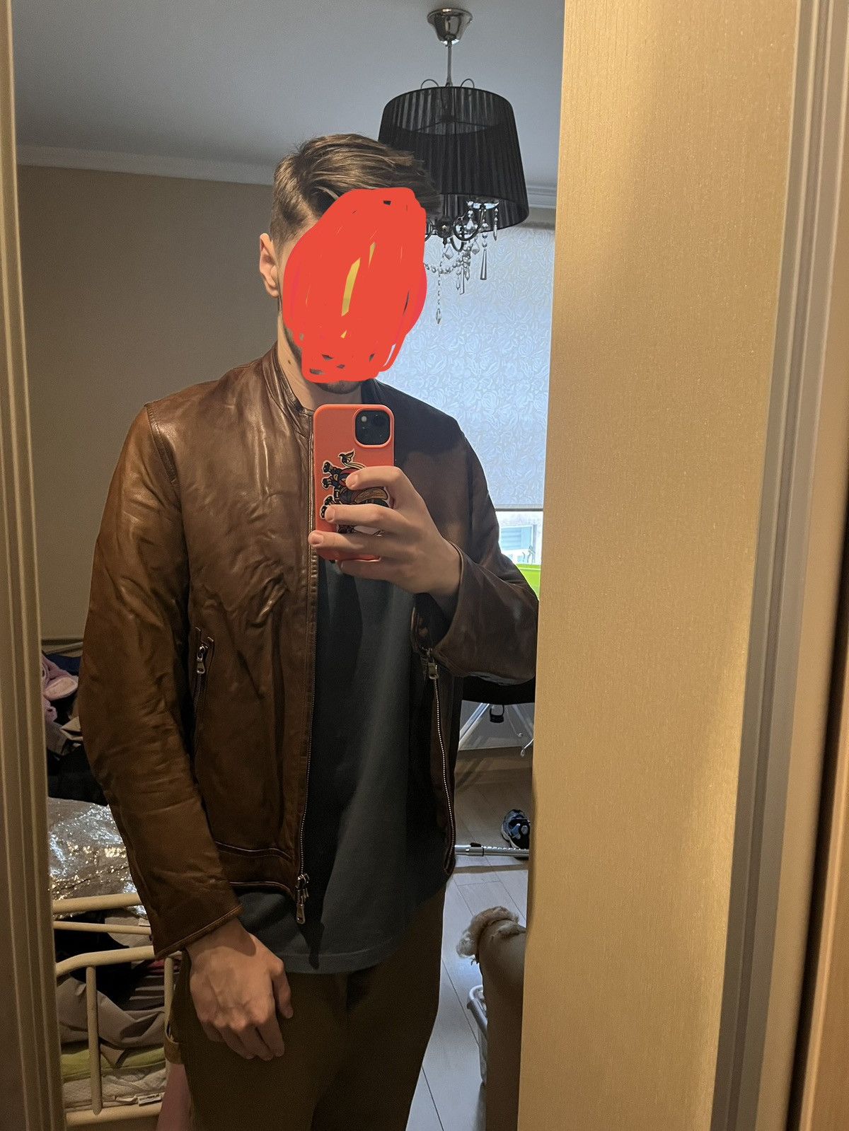 Hugo Boss HUGO BOSS LEATHER JACKET Size US M / EU 48-50 / 2 - 8 Thumbnail