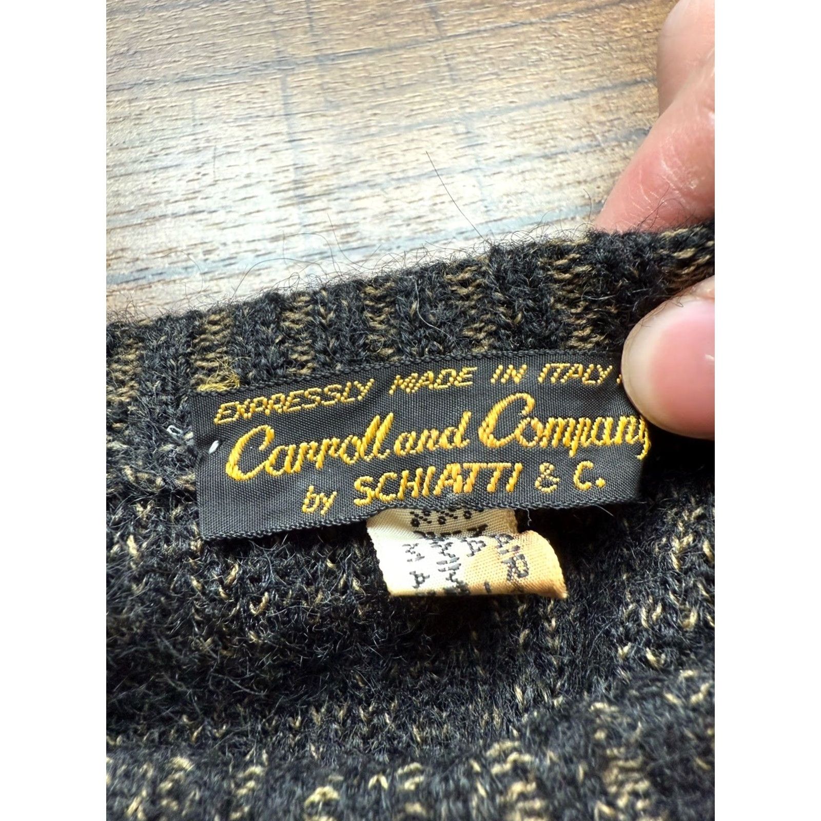 Vintage VINTAGE Carroll And Company & Schiatti Mohair Crewneck Sweater Men’s Size Large Size L / US 10 / IT 46 - 4 Thumbnail
