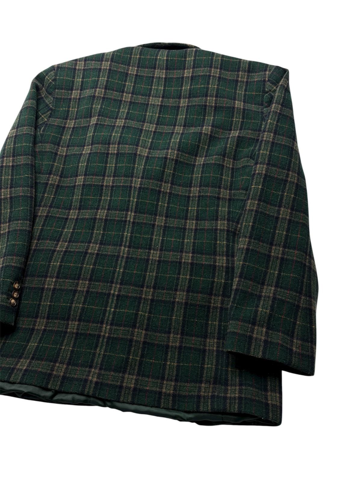 Gap Vintage Mens GAP Plaid Wool Blazer Size 44R - 8 Thumbnail