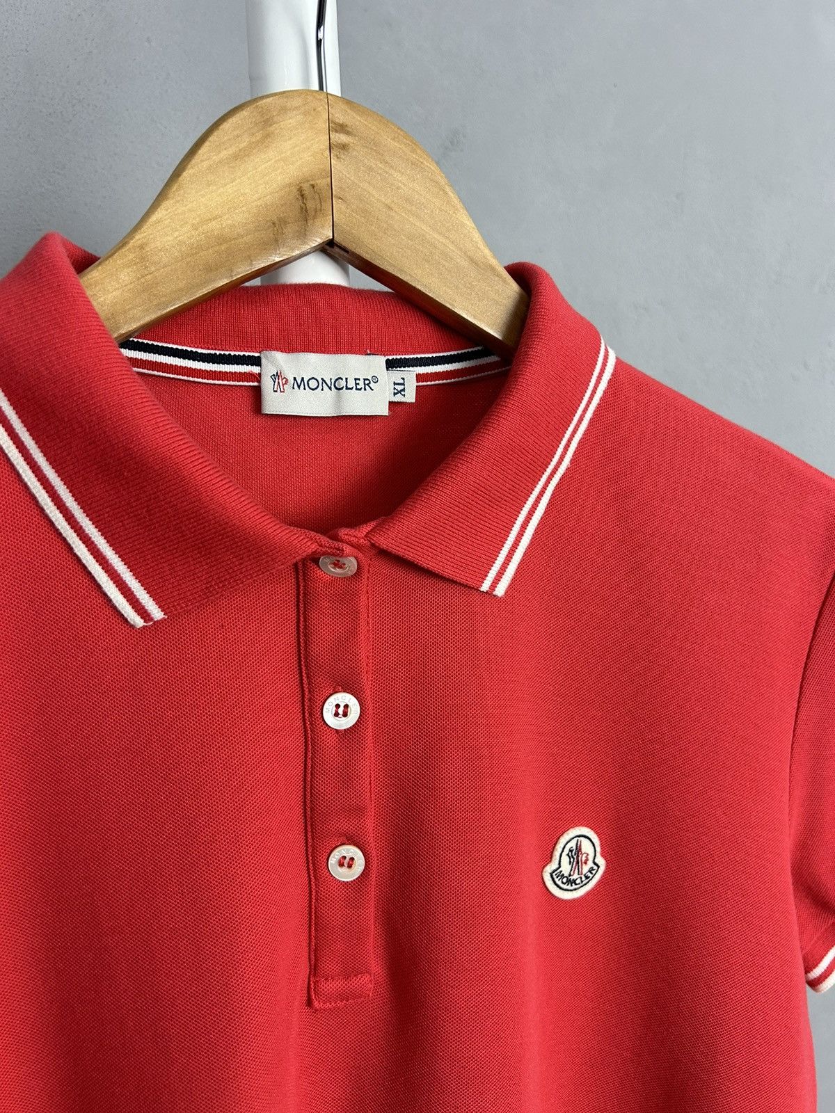 Moncler Moncler Polo Shirt Logo Short Sleeve Size XL Size XL / US 12-14 / IT 48-50 - 4 Thumbnail