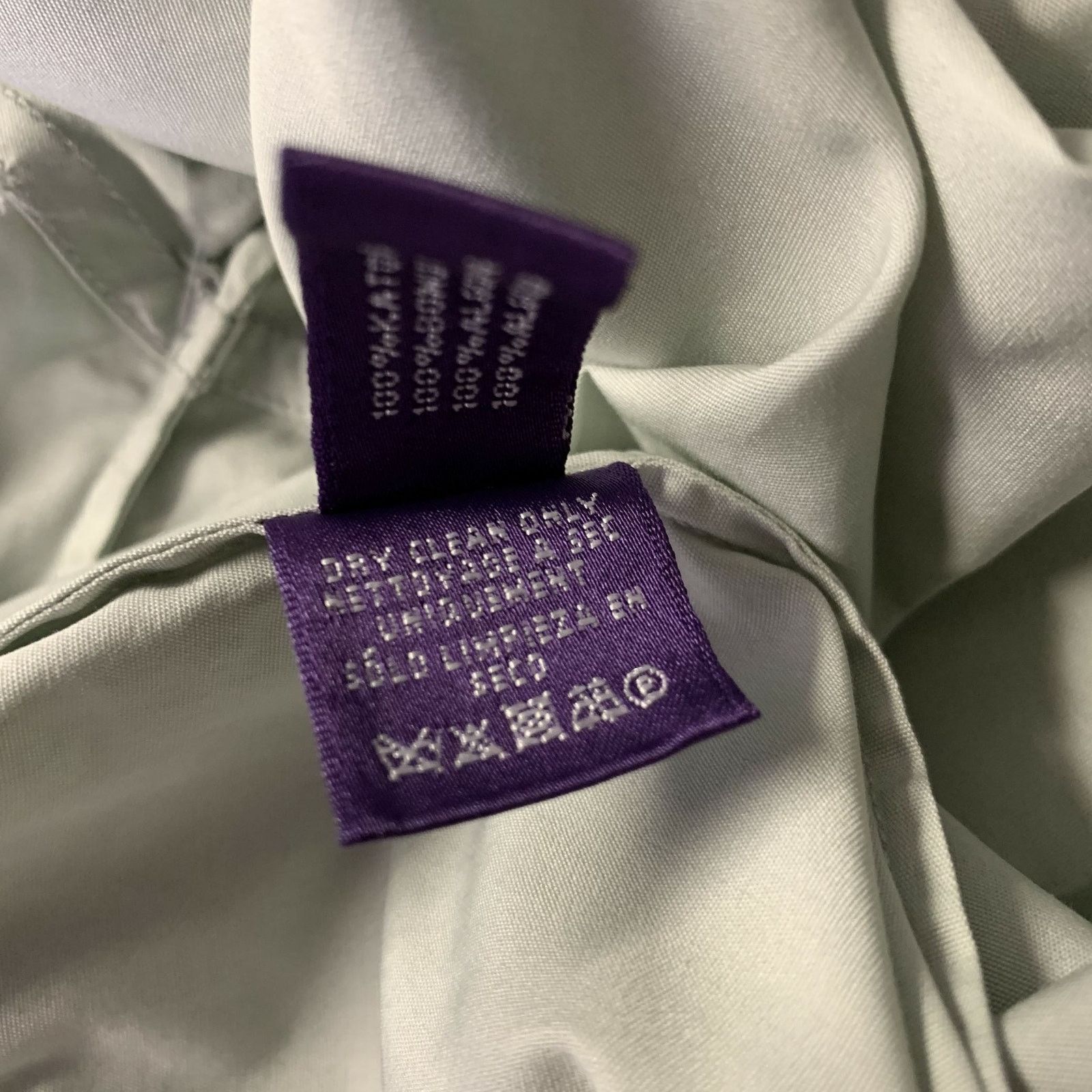 Ralph Lauren RALPH LAUREN Size 2 Green White Cotton Club Collar Dress Top Size XS / US 0-2 / IT 36-38 - 9 Thumbnail