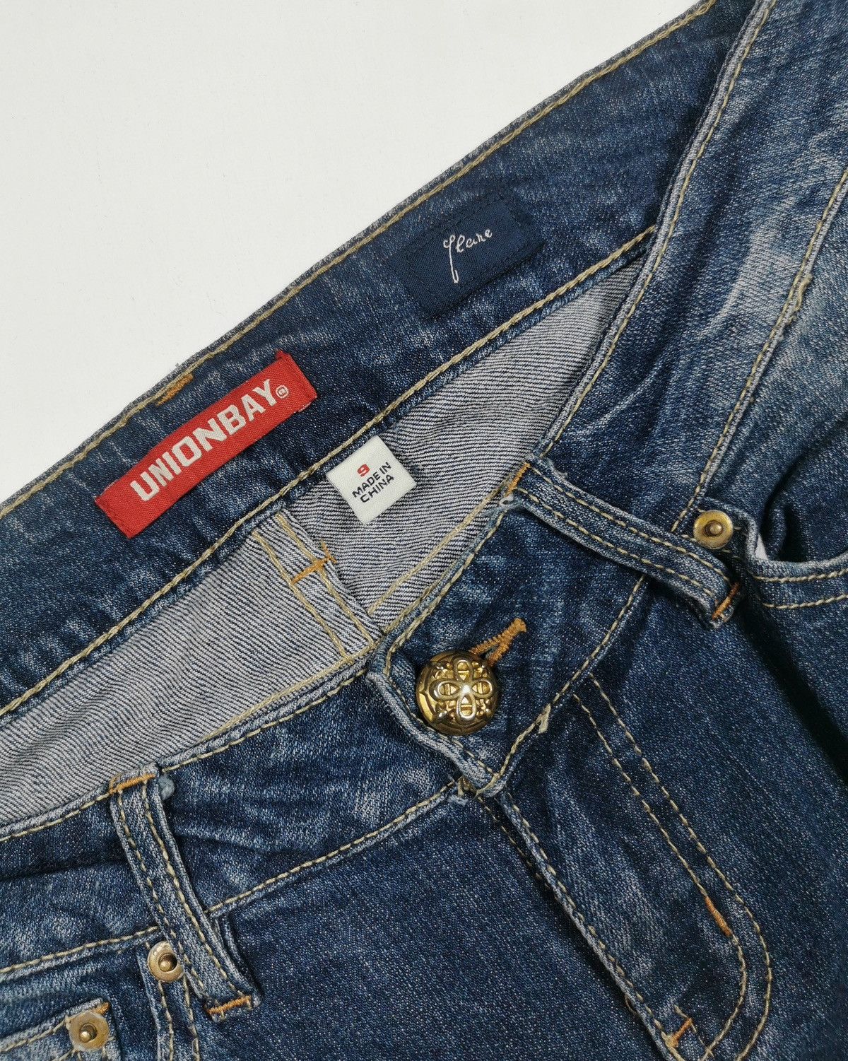 UNIONBAY Flare Distressed Unionbay Denim Jeans Size 30" / US 8 / IT 44 - 9 Thumbnail