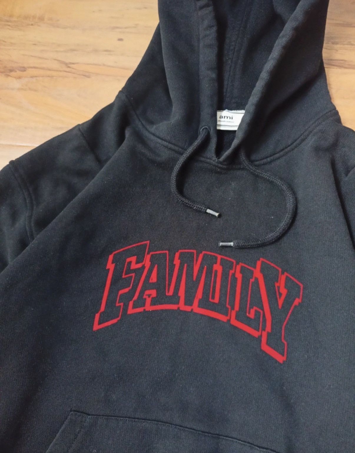 AMI Ami paris family hoodie black Size US M / EU 48-50 / 2 - 2 Thumbnail