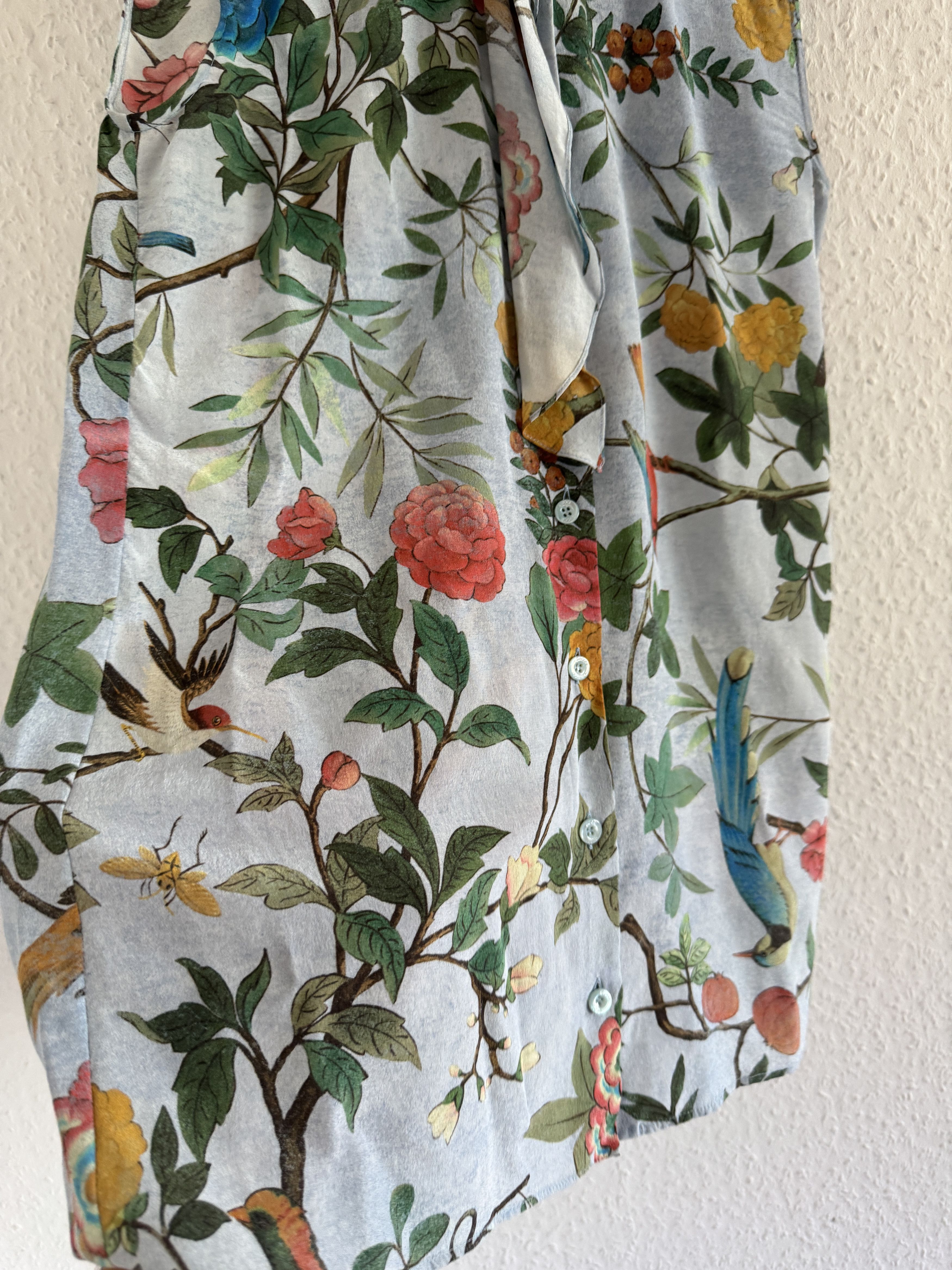 Gucci SAMPLE Floral Ruffle Silk Top Size S / US 4 / IT 40 - 4 Thumbnail