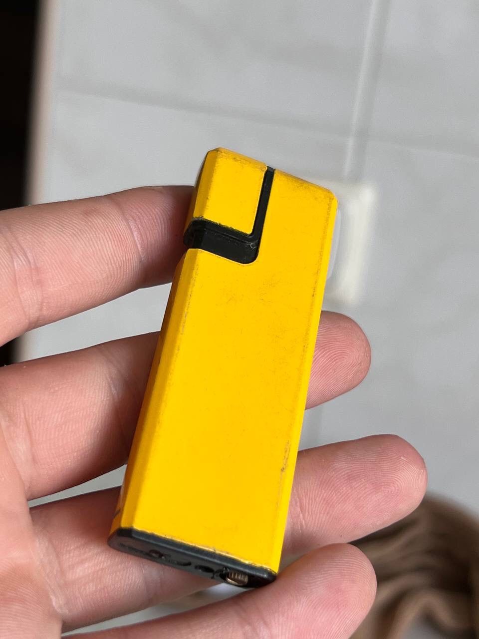 Vintage Y2K ELEGANCE State Express 555 GEOMETRIC METAL LIGHTER 90s Size ONE SIZE - 4 Thumbnail