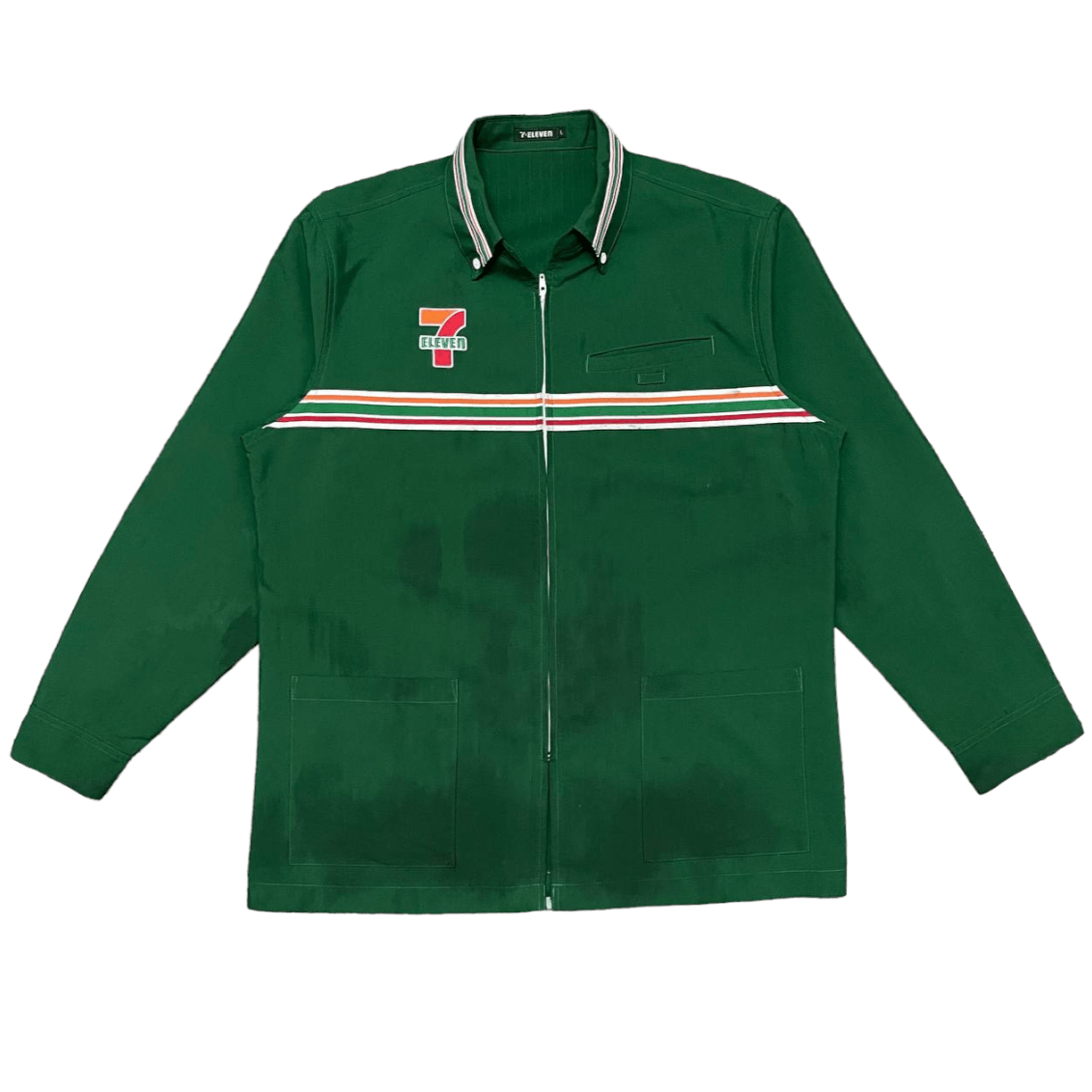 Japanese Brand Vintage 90s 7 Eleven Work Jacket Embroidery Size US L / EU 52-54 / 3 - 5 Thumbnail